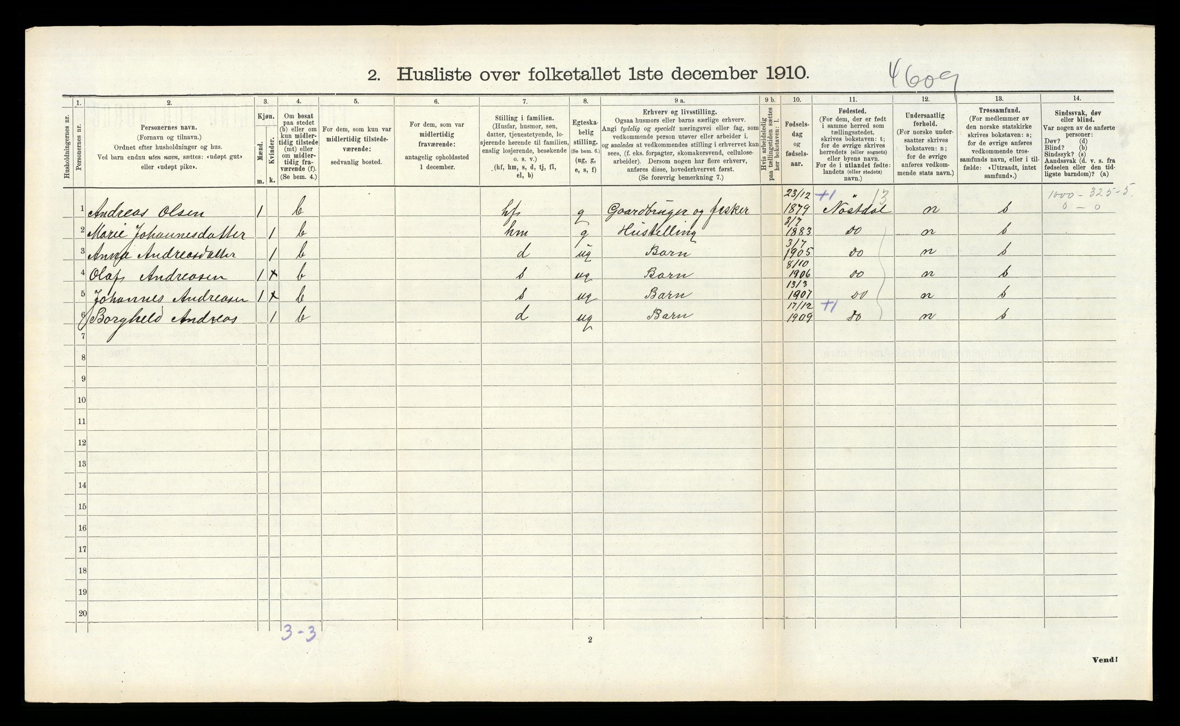 RA, 1910 census for Førde, 1910, p. 802