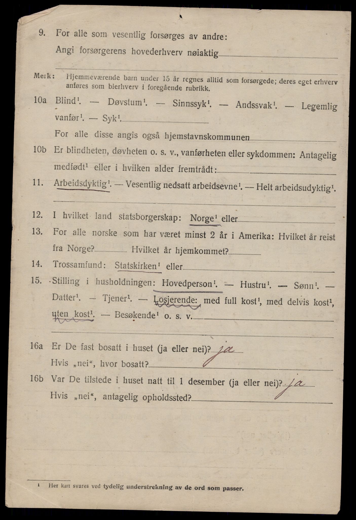 SAST, 1920 census for Vats, 1920, p. 1090