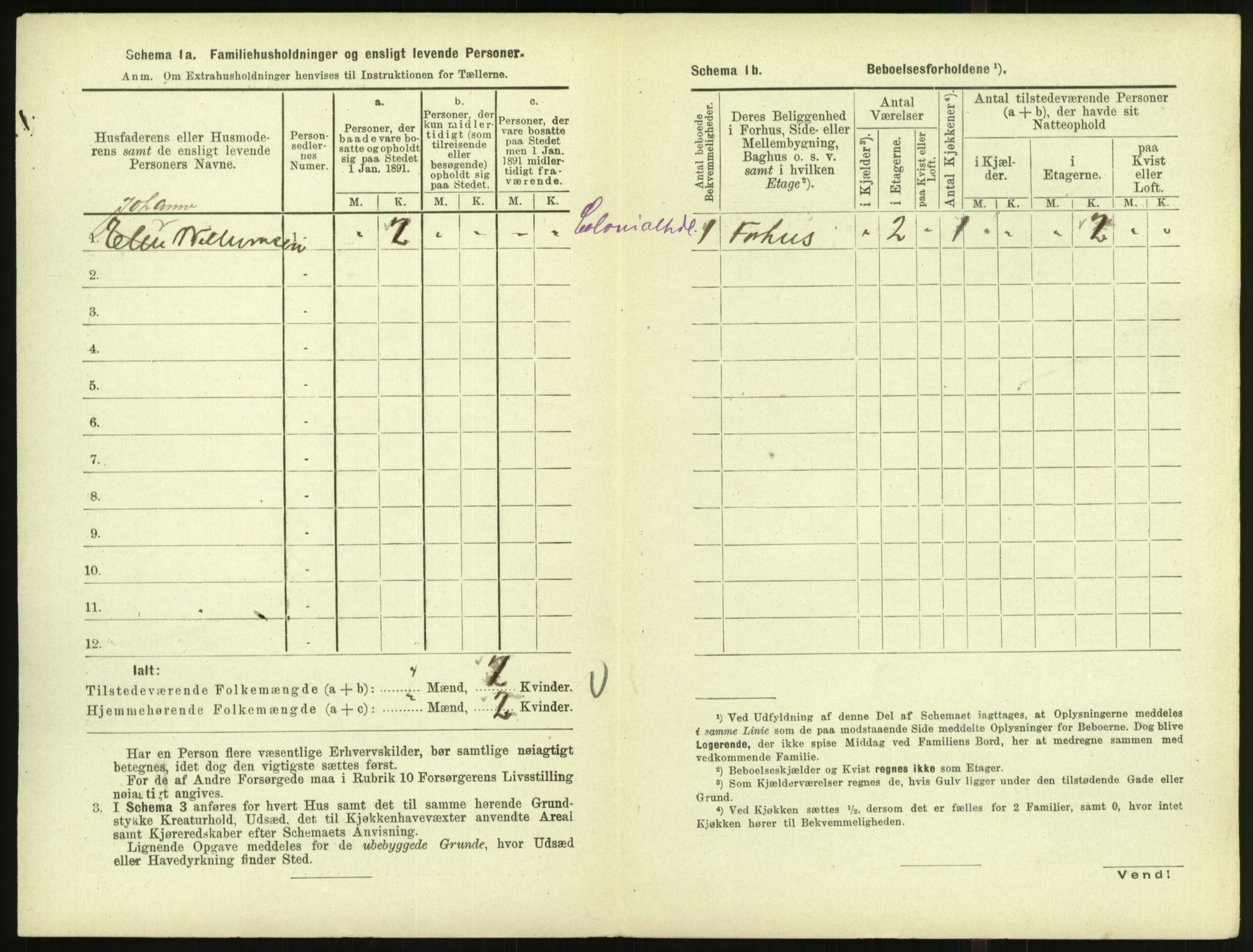 RA, 1891 census for 1002 Mandal, 1891, p. 1390