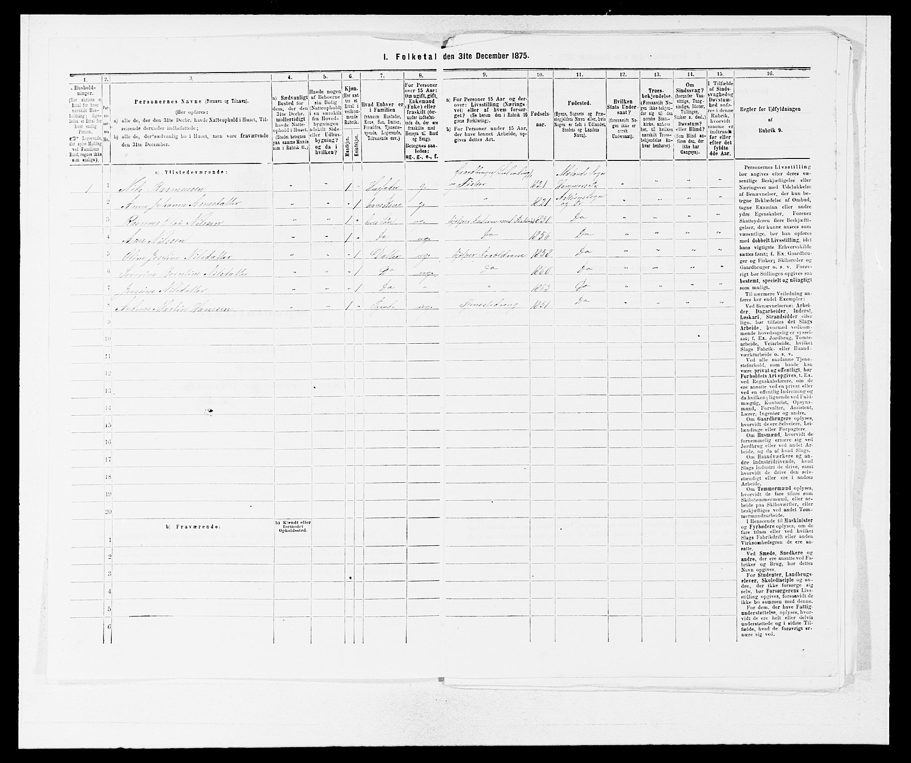 SAB, 1875 census for 1247P Askøy, 1875, p. 1339
