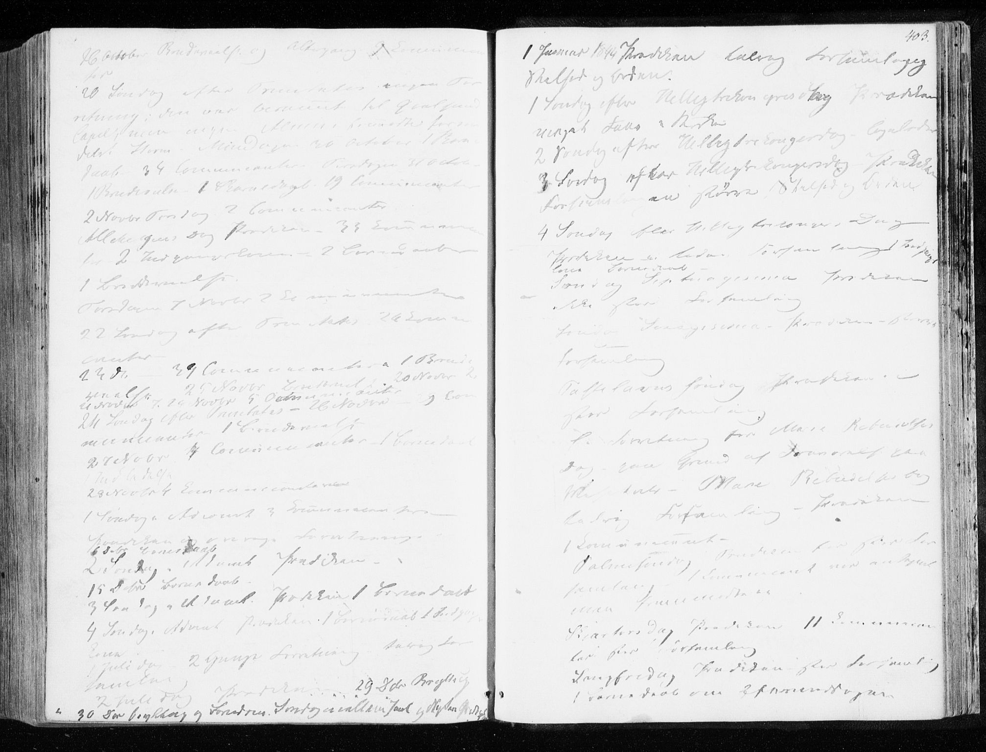 Hammerfest sokneprestkontor, SATØ/S-1347/H/Ha/L0004.kirke: Parish register (official) no. 4, 1843-1856, p. 403