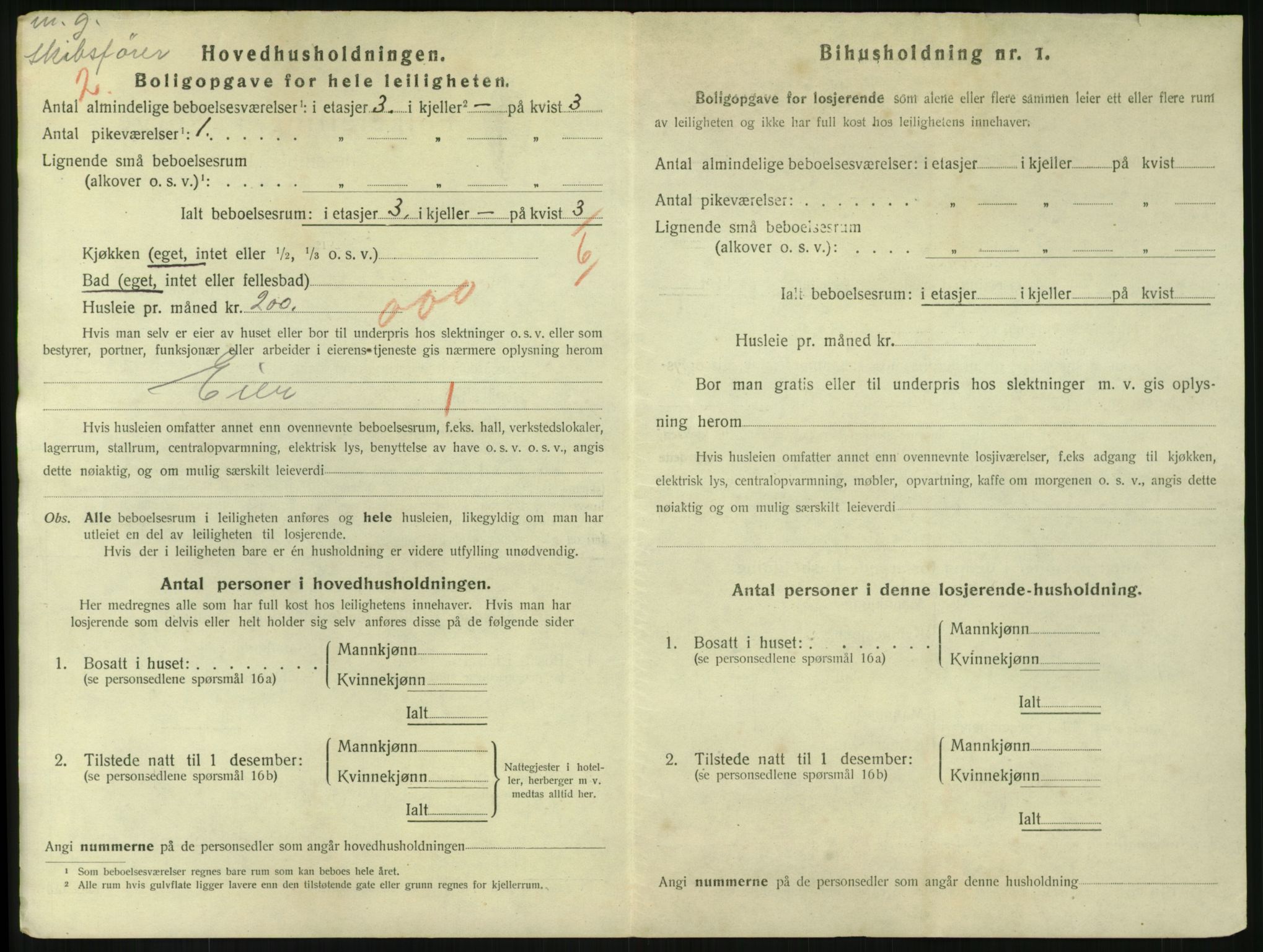 SAKO, 1920 census for Sandefjord, 1920, p. 3415