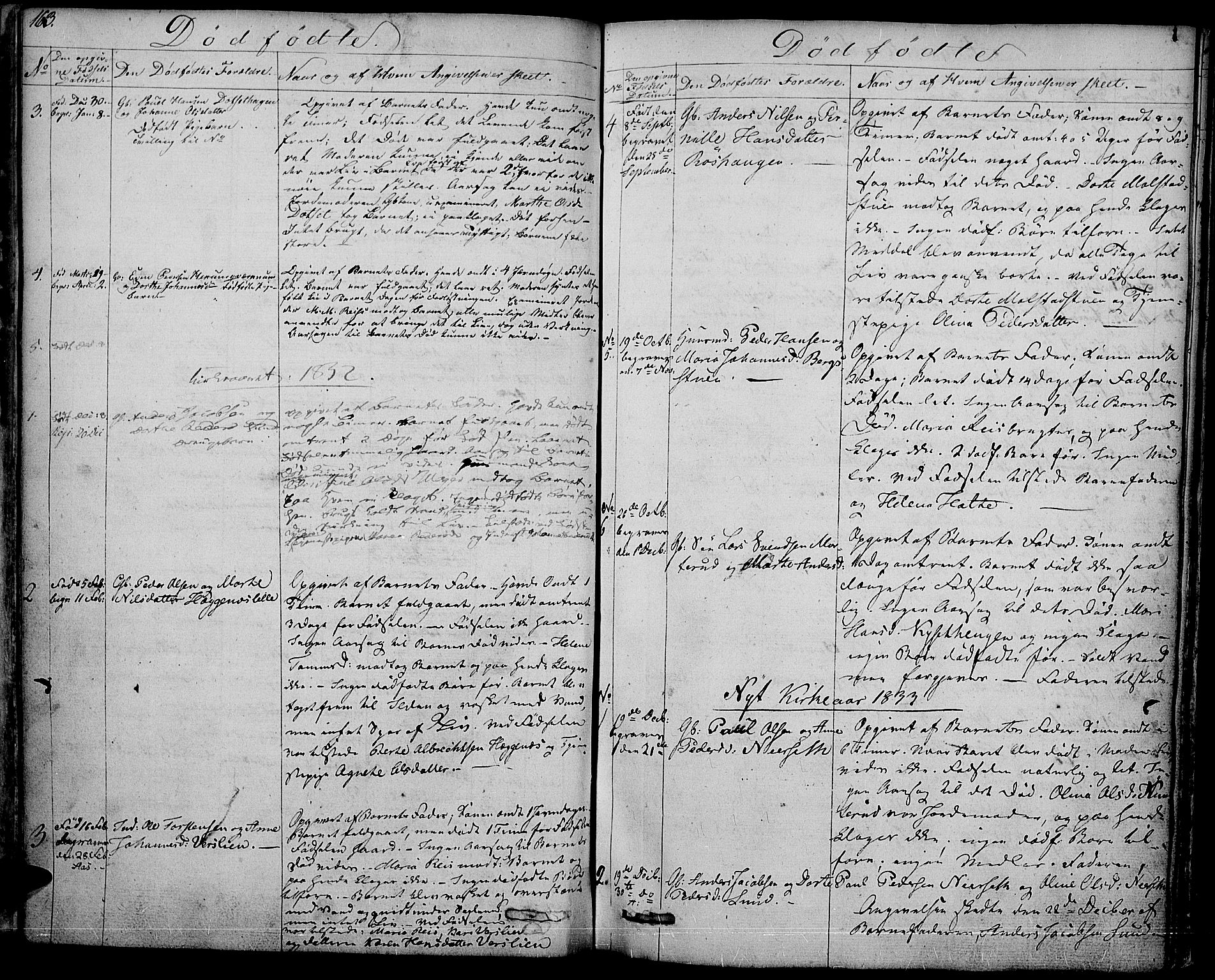 Vestre Toten prestekontor, SAH/PREST-108/H/Ha/Haa/L0002: Parish register (official) no. 2, 1825-1837, p. 163