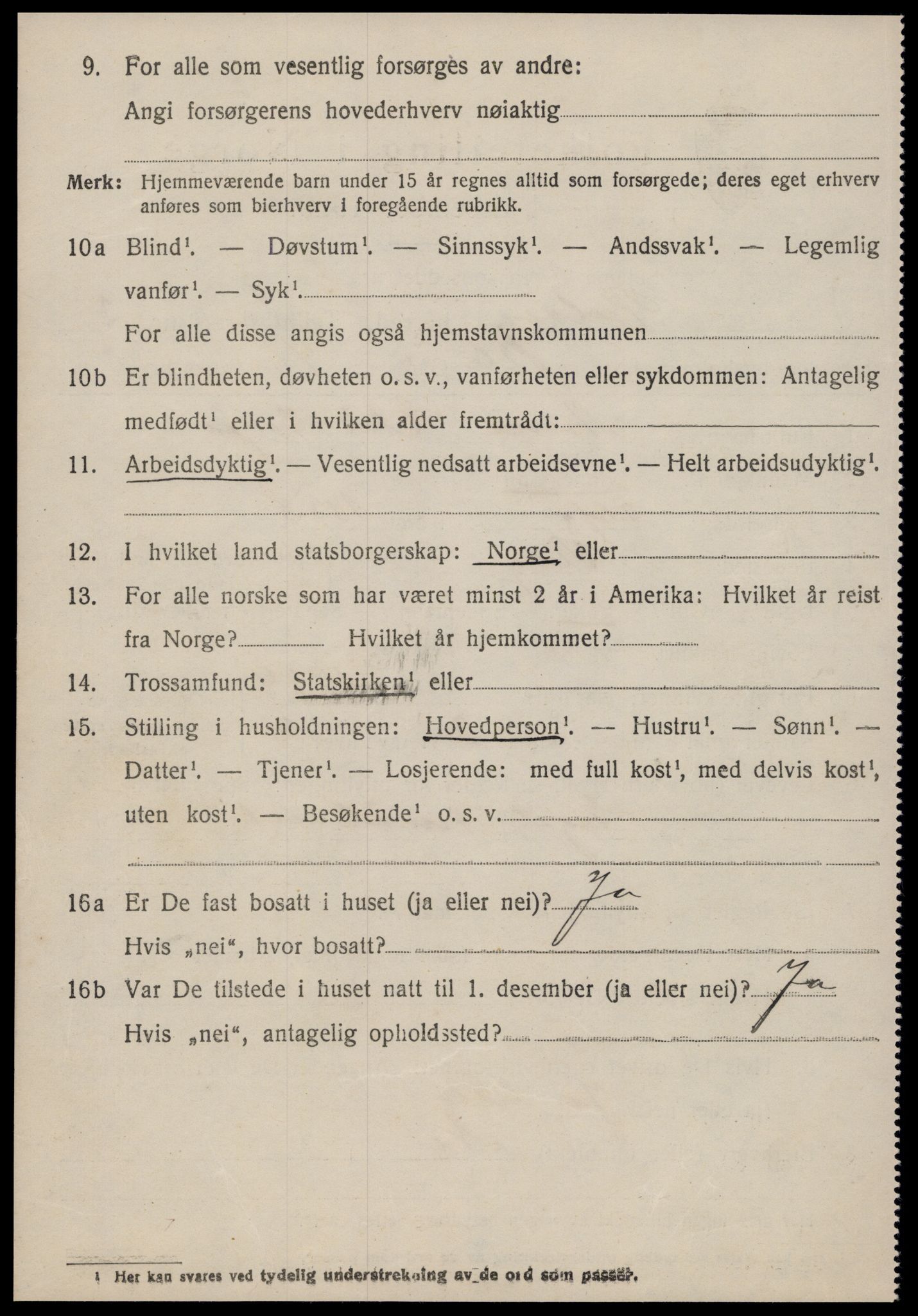 SAT, 1920 census for Bolsøy, 1920, p. 6552