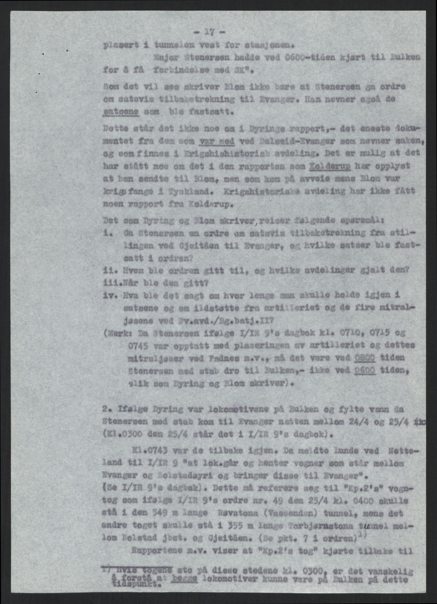 Forsvaret, Forsvarets krigshistoriske avdeling, AV/RA-RAFA-2017/Y/Yb/L0100: II-C-11-401-402  -  4. Divisjon., 1940-1962, p. 284