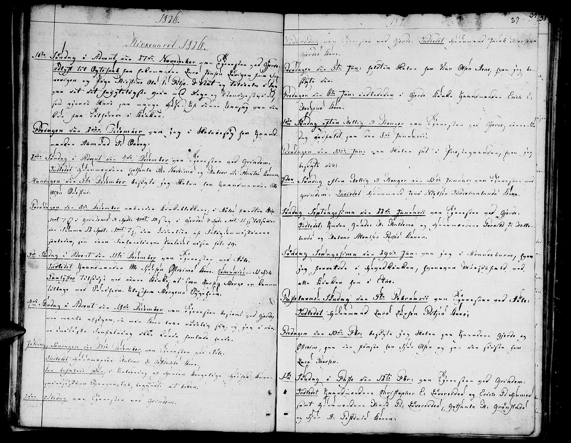 Etne sokneprestembete, SAB/A-75001/H/Haa: Parish register (official) no. A 5, 1808-1817, p. 29
