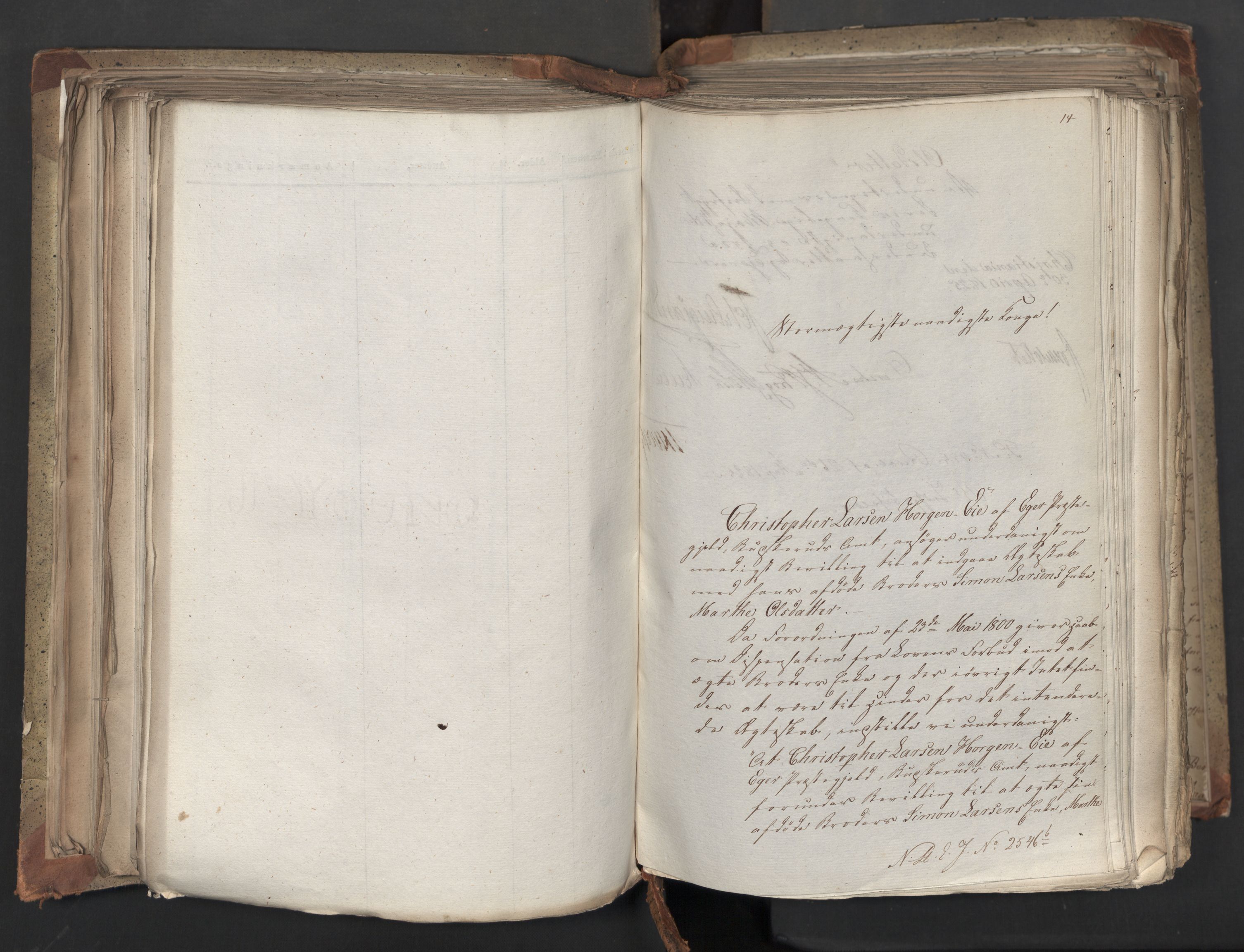 Statsrådsavdelingen i Stockholm, AV/RA-S-1003/D/Da/L0042: Regjeringsinnstillinger nr. 2467-2705, 1825, p. 244