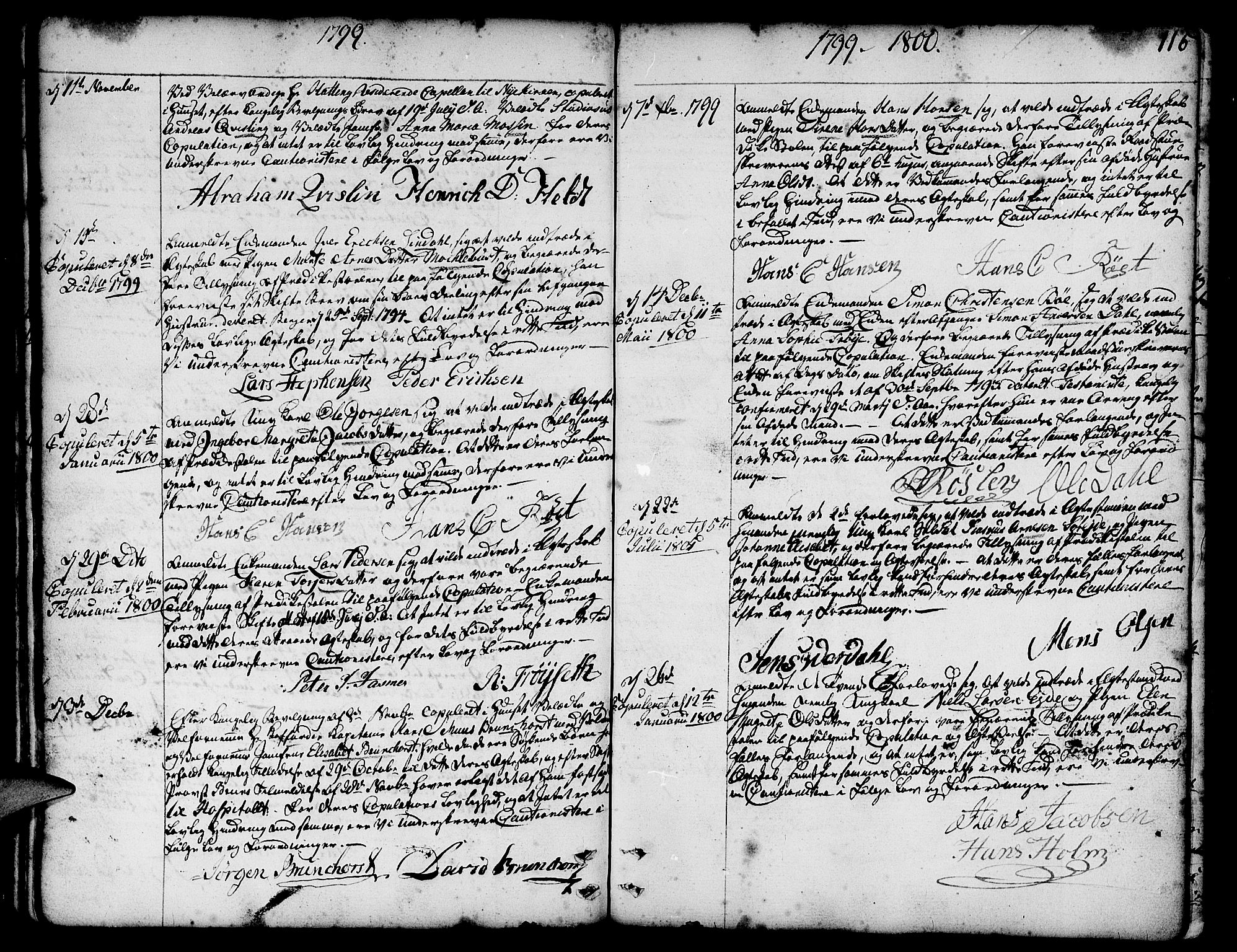 Nykirken Sokneprestembete, SAB/A-77101/H/Haa/L0008: Parish register (official) no. A 8, 1776-1814, p. 116