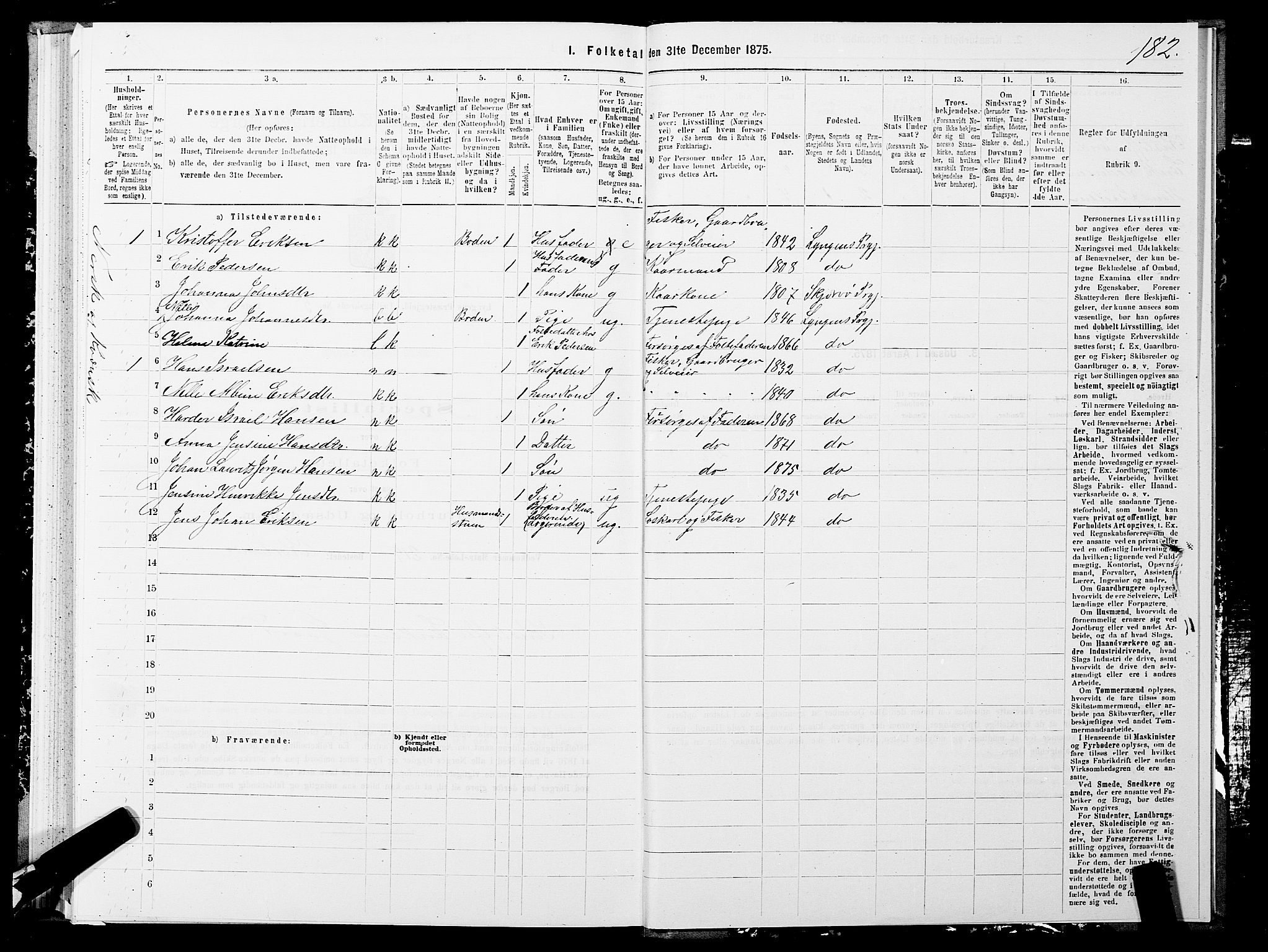 SATØ, 1875 census for 1938P Lyngen, 1875, p. 5182