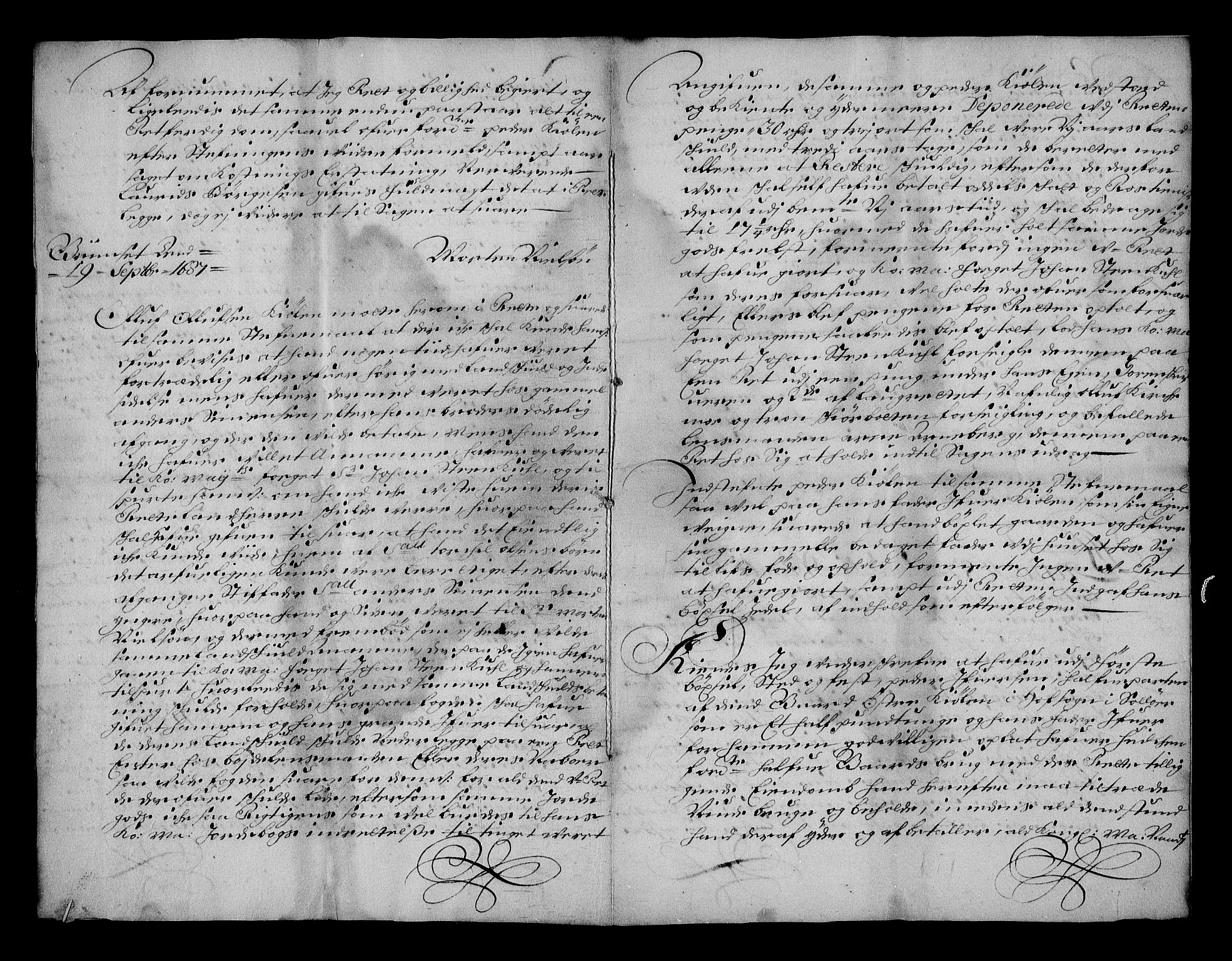 Stattholderembetet 1572-1771, RA/EA-2870/Af/L0002: Avskrifter av vedlegg til originale supplikker, nummerert i samsvar med supplikkbøkene, 1687-1689, p. 199