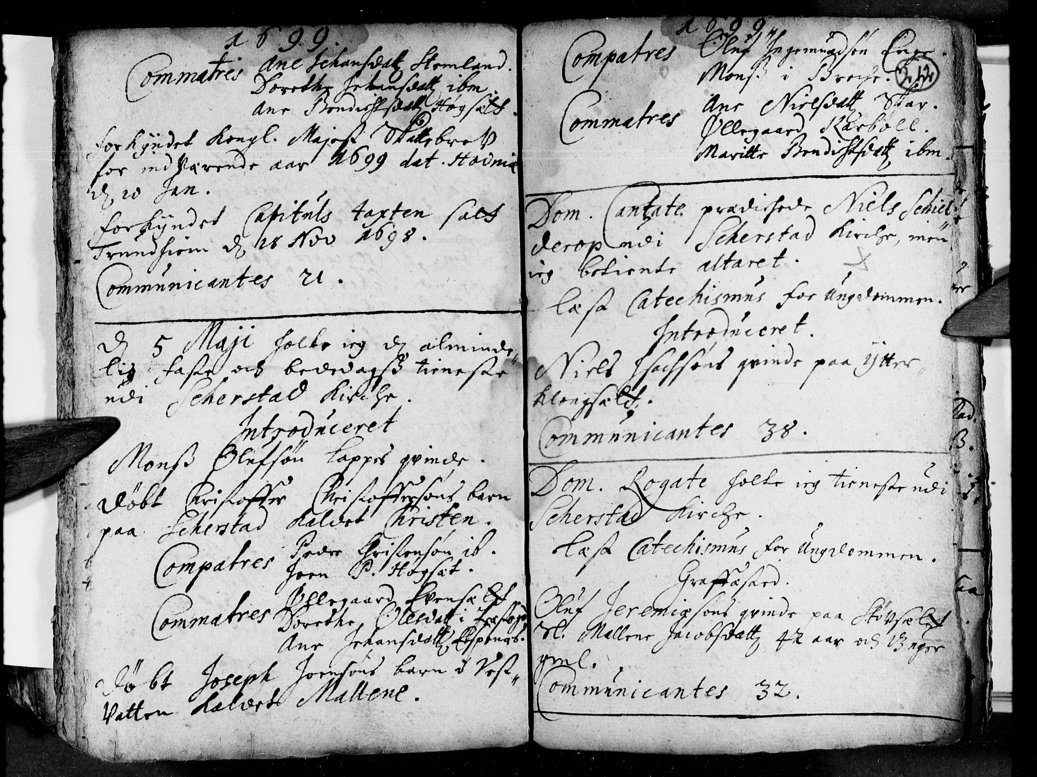 Ministerialprotokoller, klokkerbøker og fødselsregistre - Nordland, AV/SAT-A-1459/852/L0732: Parish register (official) no. 852A02, 1690-1699, p. 212