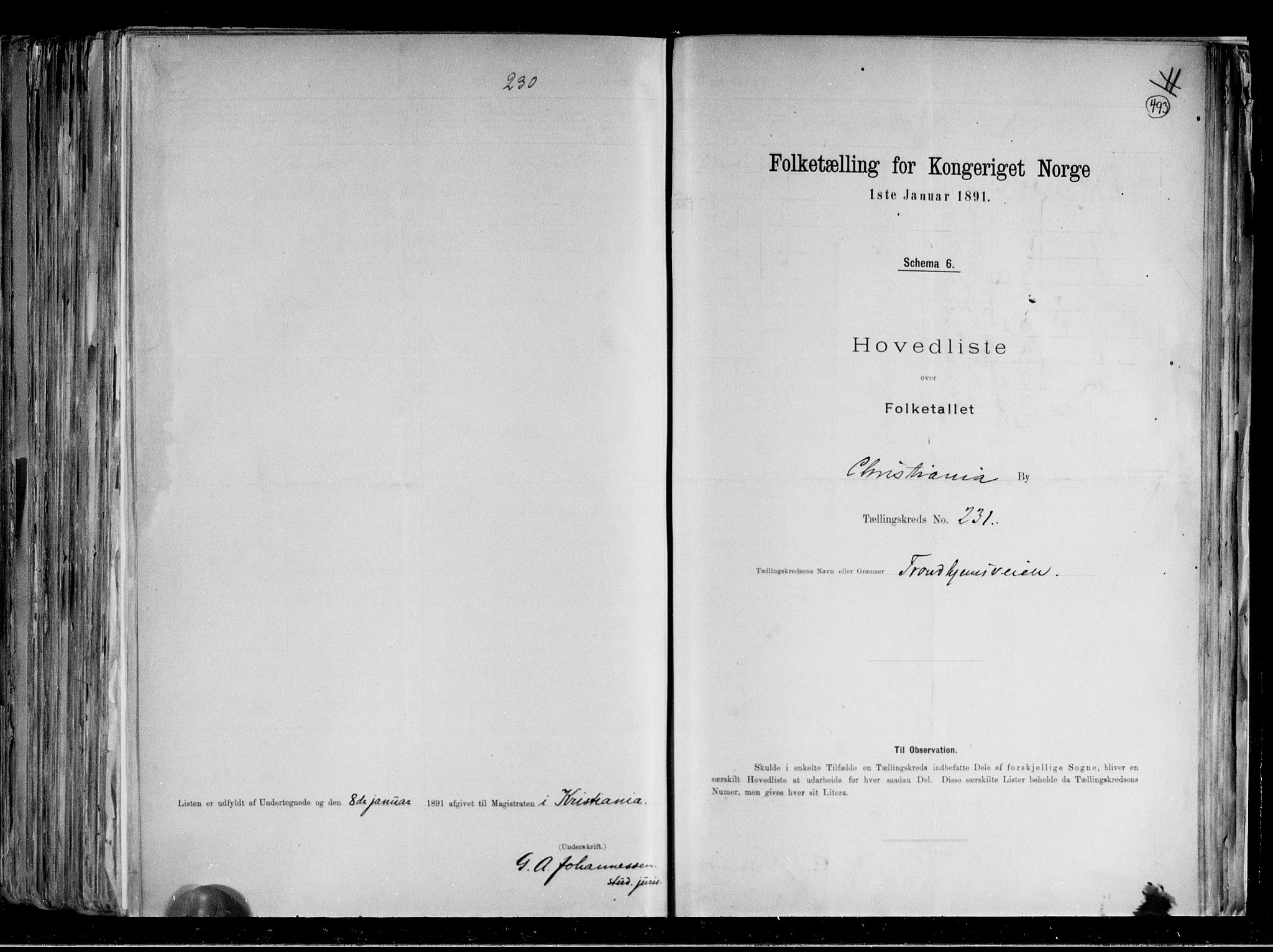 RA, 1891 census for 0301 Kristiania, 1891, p. 141960