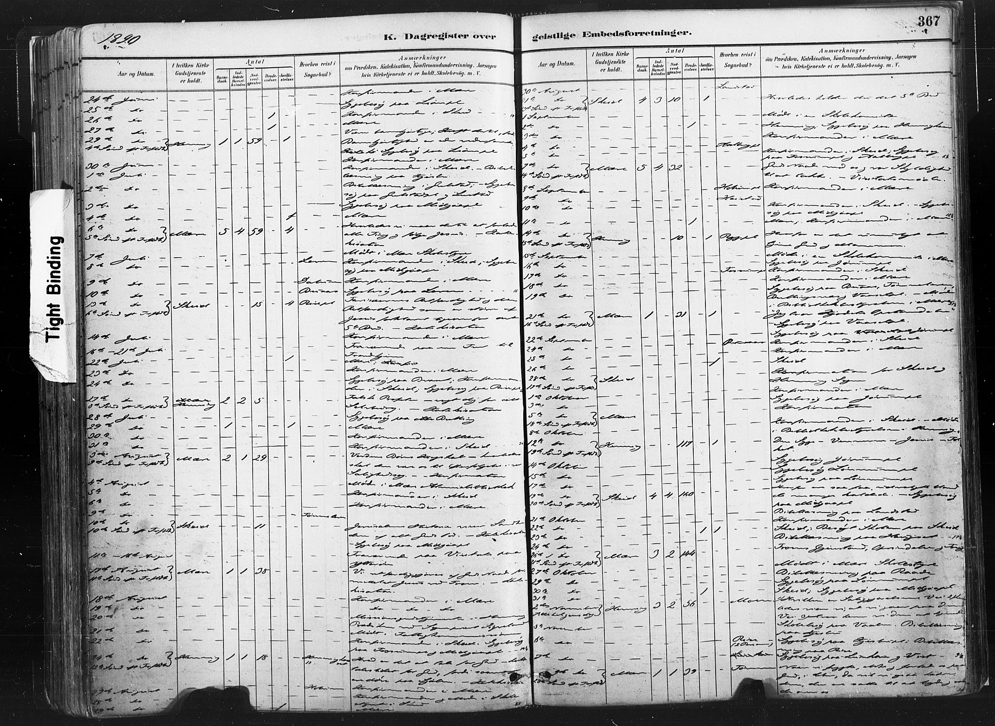 Ministerialprotokoller, klokkerbøker og fødselsregistre - Nord-Trøndelag, SAT/A-1458/735/L0351: Parish register (official) no. 735A10, 1884-1908, p. 367