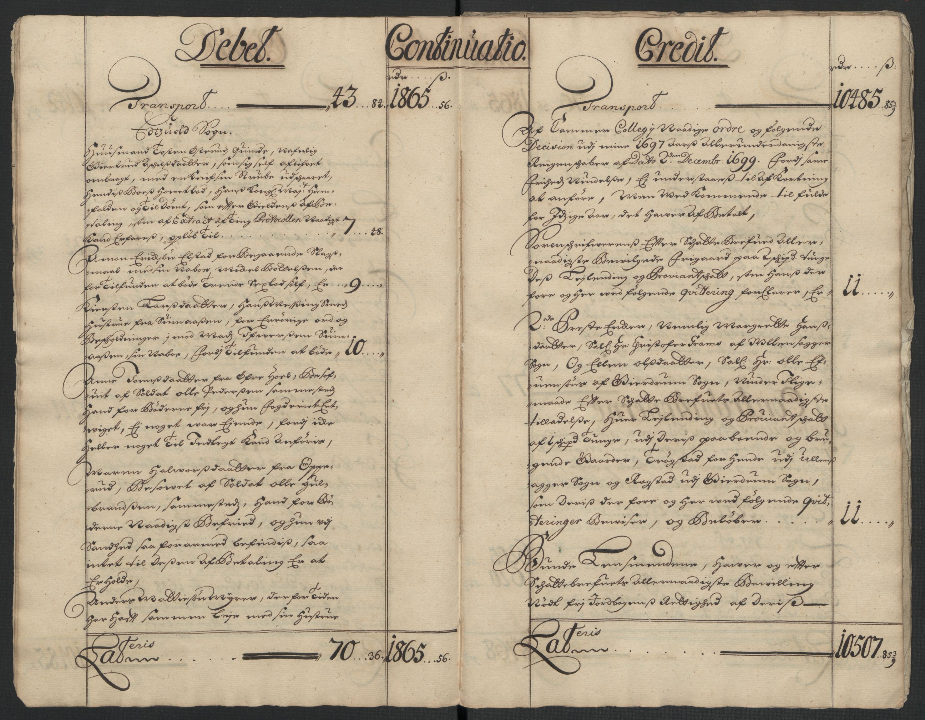 Rentekammeret inntil 1814, Reviderte regnskaper, Fogderegnskap, AV/RA-EA-4092/R12/L0711: Fogderegnskap Øvre Romerike, 1699, p. 9