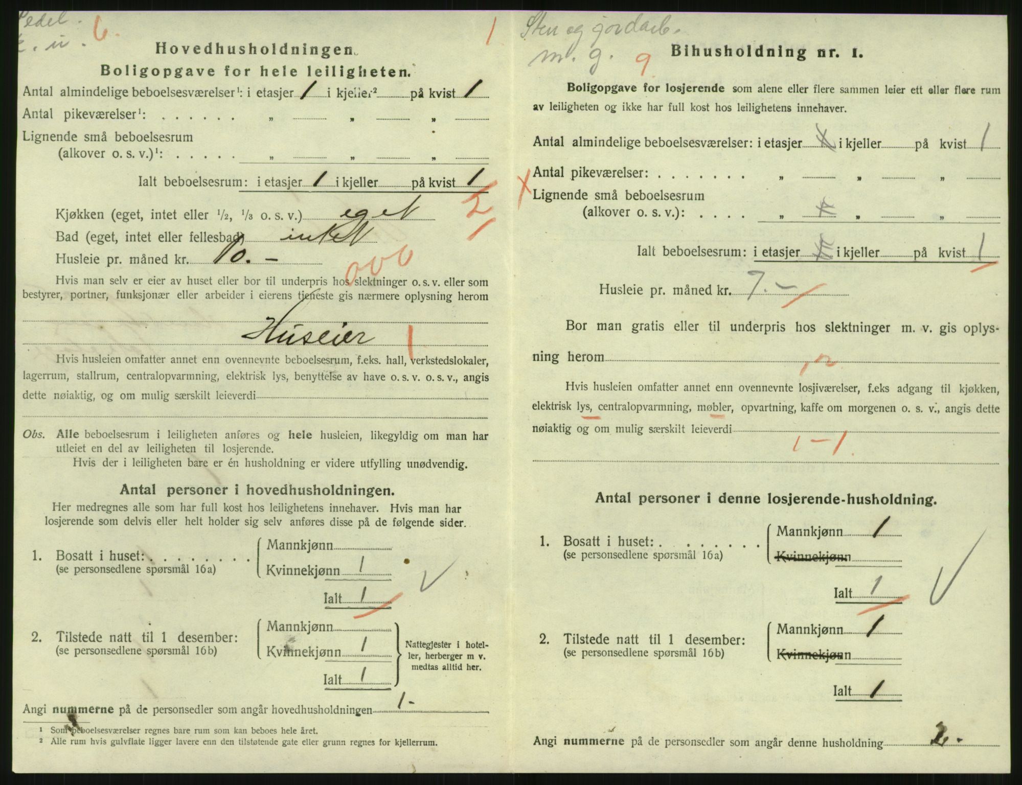 SAT, 1920 census for Molde, 1920, p. 1414