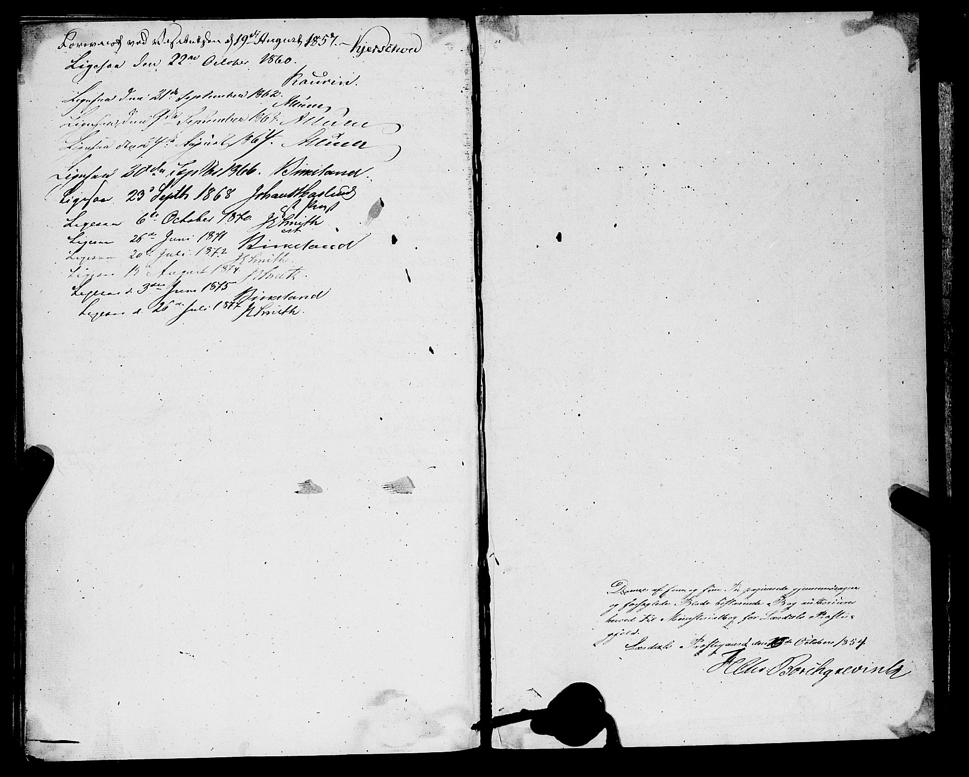 Lærdal sokneprestembete, AV/SAB-A-81201: Parish register (official) no. A 15, 1853-1877