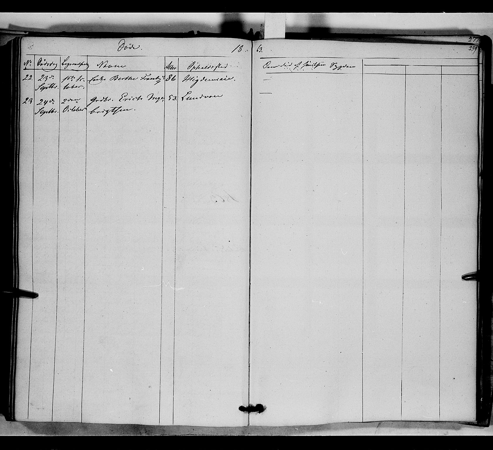 Nord-Aurdal prestekontor, AV/SAH-PREST-132/H/Ha/Haa/L0004: Parish register (official) no. 4, 1842-1863, p. 239