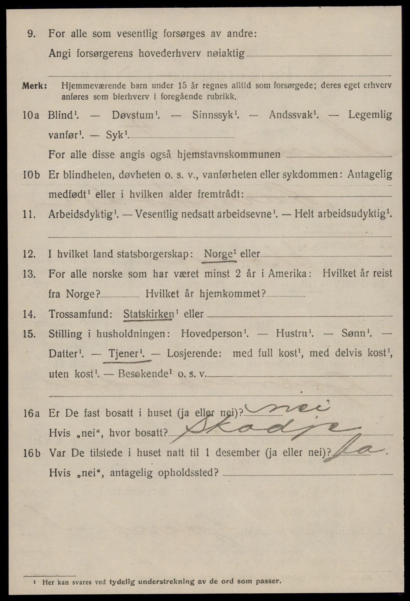 SAT, 1920 census for Ålesund, 1920, p. 27849