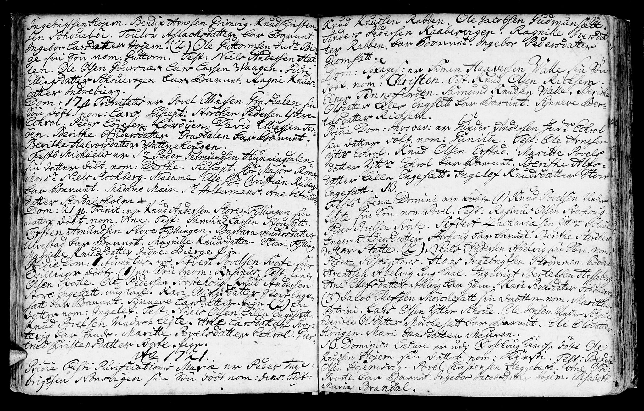 Ministerialprotokoller, klokkerbøker og fødselsregistre - Møre og Romsdal, SAT/A-1454/524/L0349: Parish register (official) no. 524A01, 1698-1779, p. 83