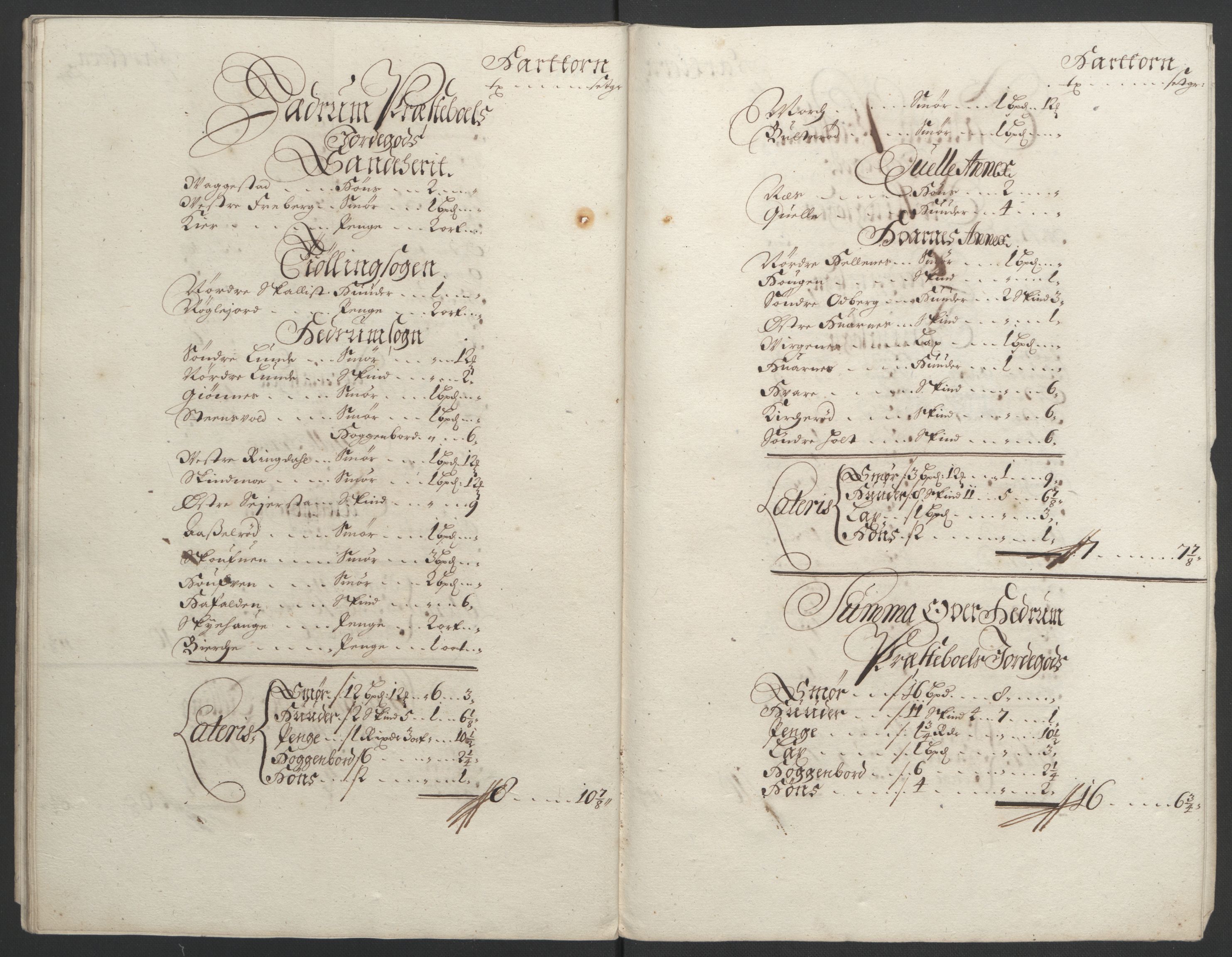 Rentekammeret inntil 1814, Reviderte regnskaper, Fogderegnskap, AV/RA-EA-4092/R33/L1973: Fogderegnskap Larvik grevskap, 1692, p. 164