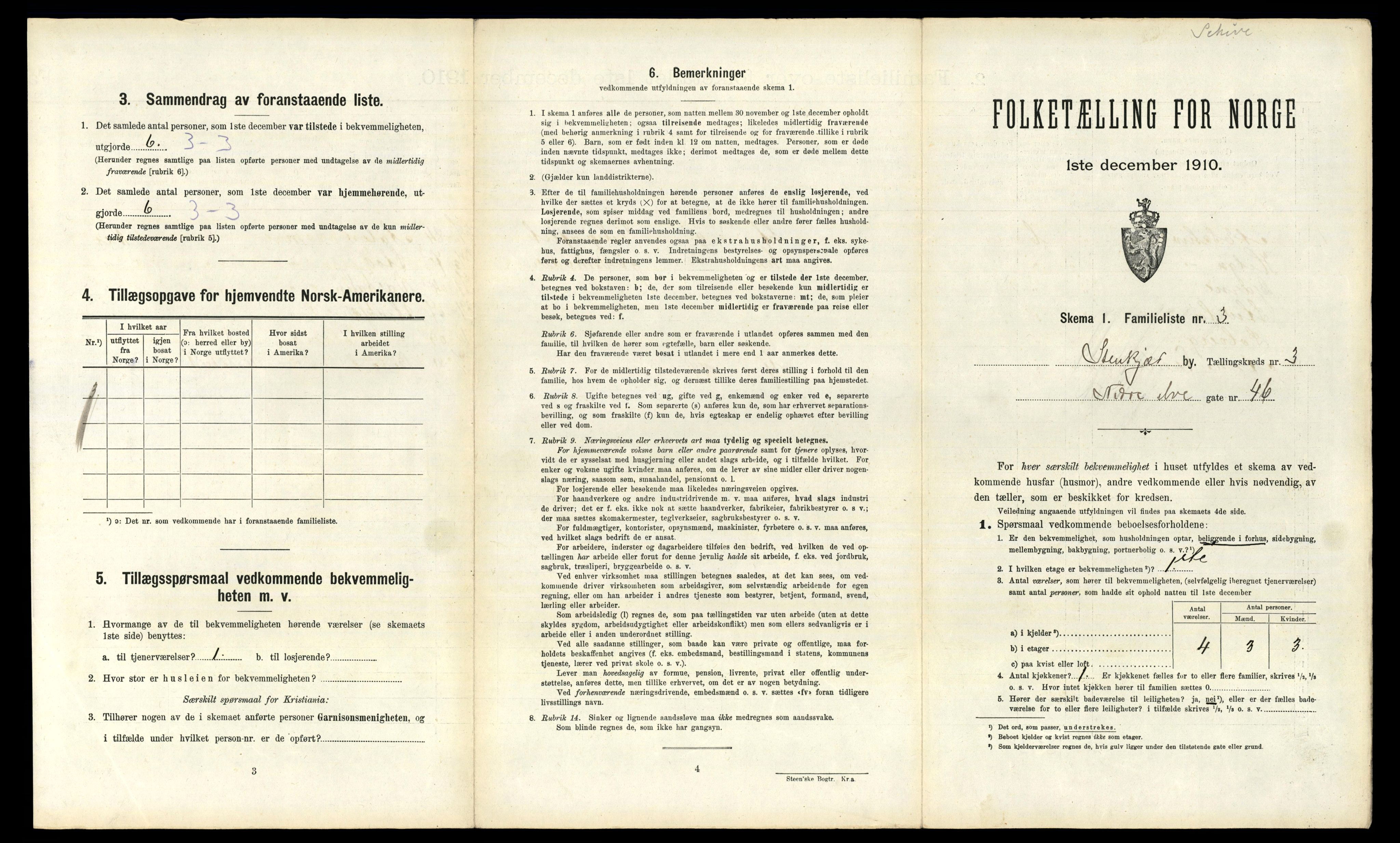 RA, 1910 census for Steinkjer, 1910, p. 700