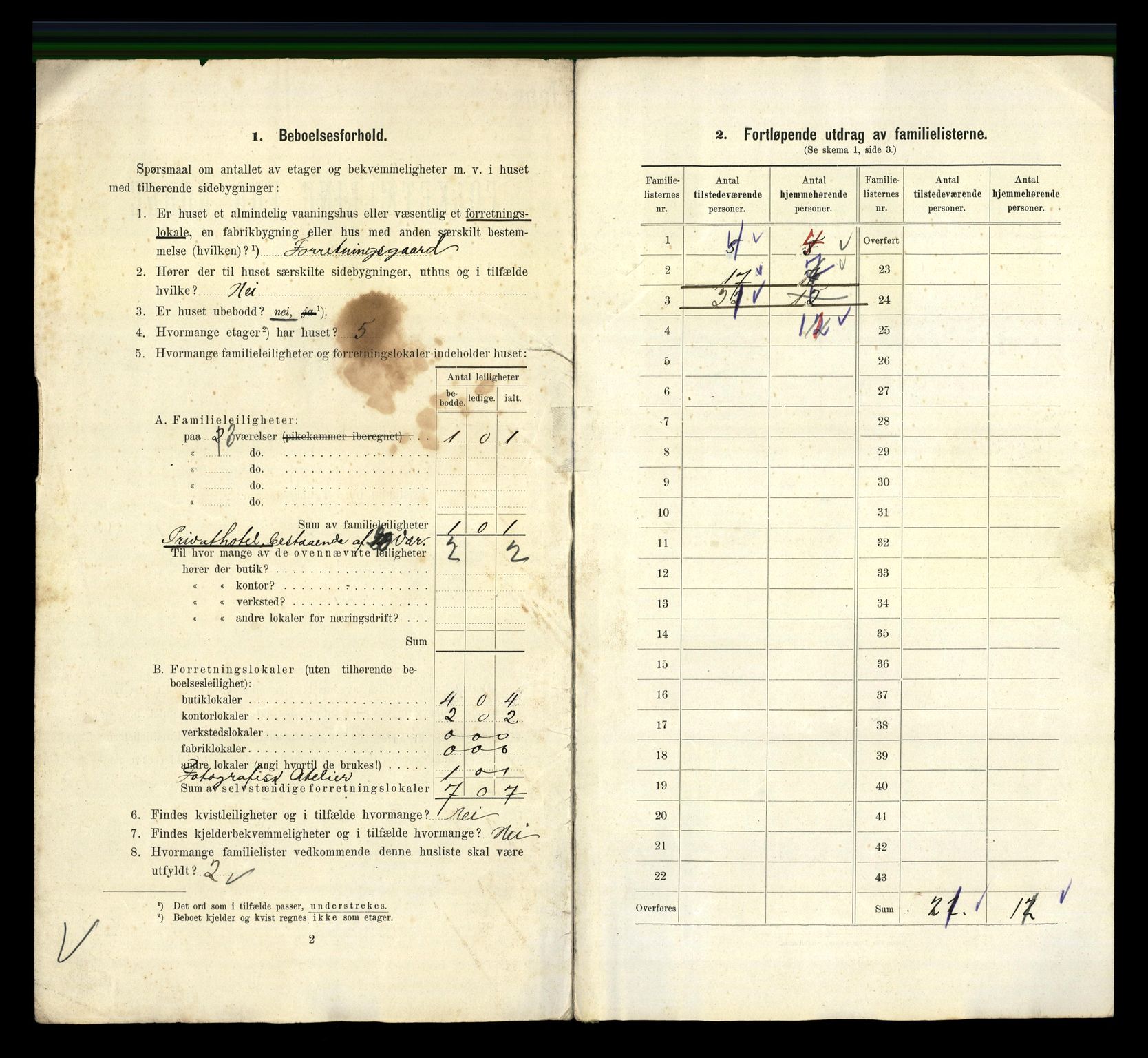 RA, 1910 census for Kristiania, 1910, p. 109260