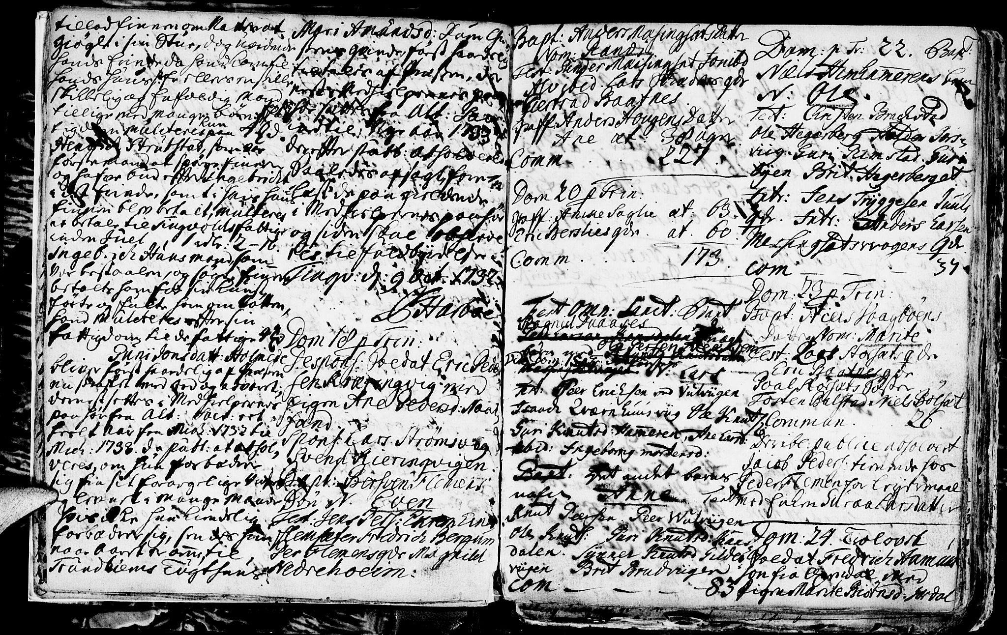 Ministerialprotokoller, klokkerbøker og fødselsregistre - Møre og Romsdal, AV/SAT-A-1454/586/L0978: Parish register (official) no. 586A04, 1732-1751