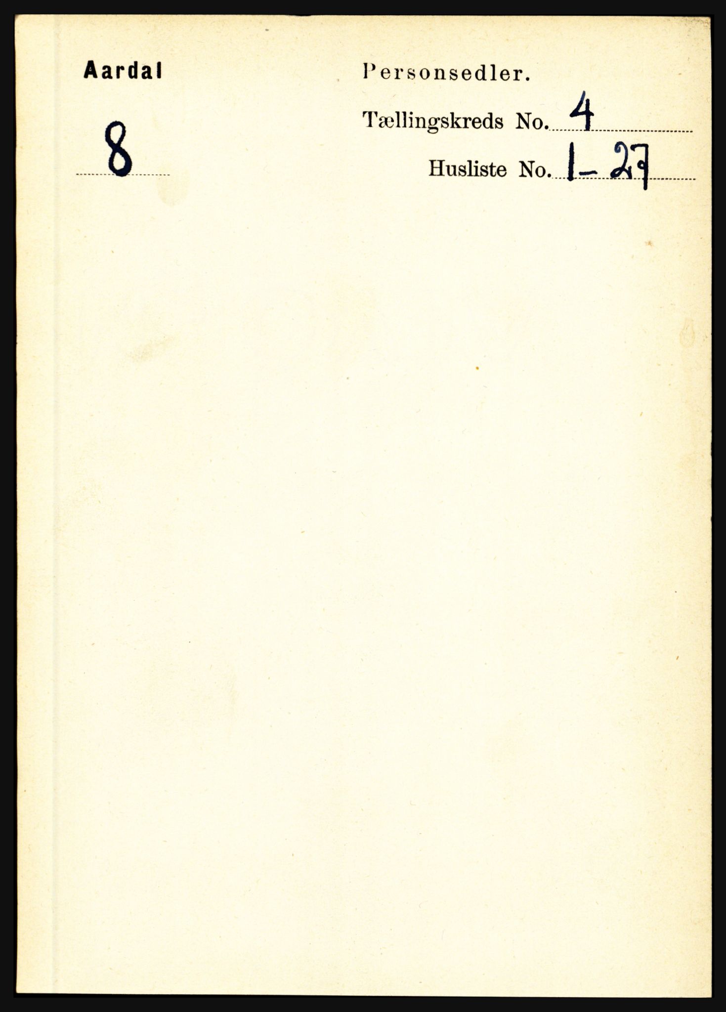 RA, 1891 census for 1424 Årdal, 1891, p. 639