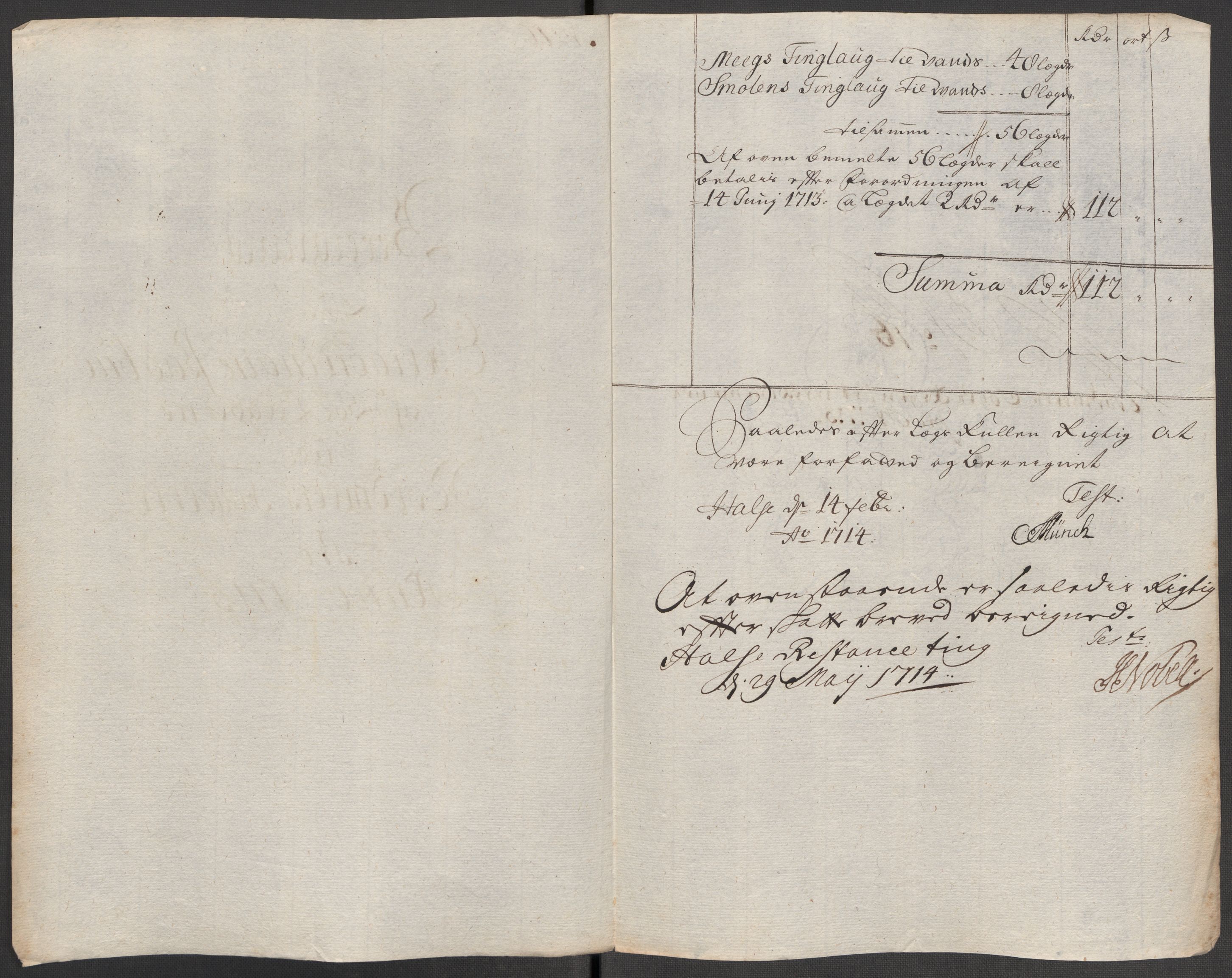 Rentekammeret inntil 1814, Reviderte regnskaper, Fogderegnskap, RA/EA-4092/R56/L3747: Fogderegnskap Nordmøre, 1713, p. 139