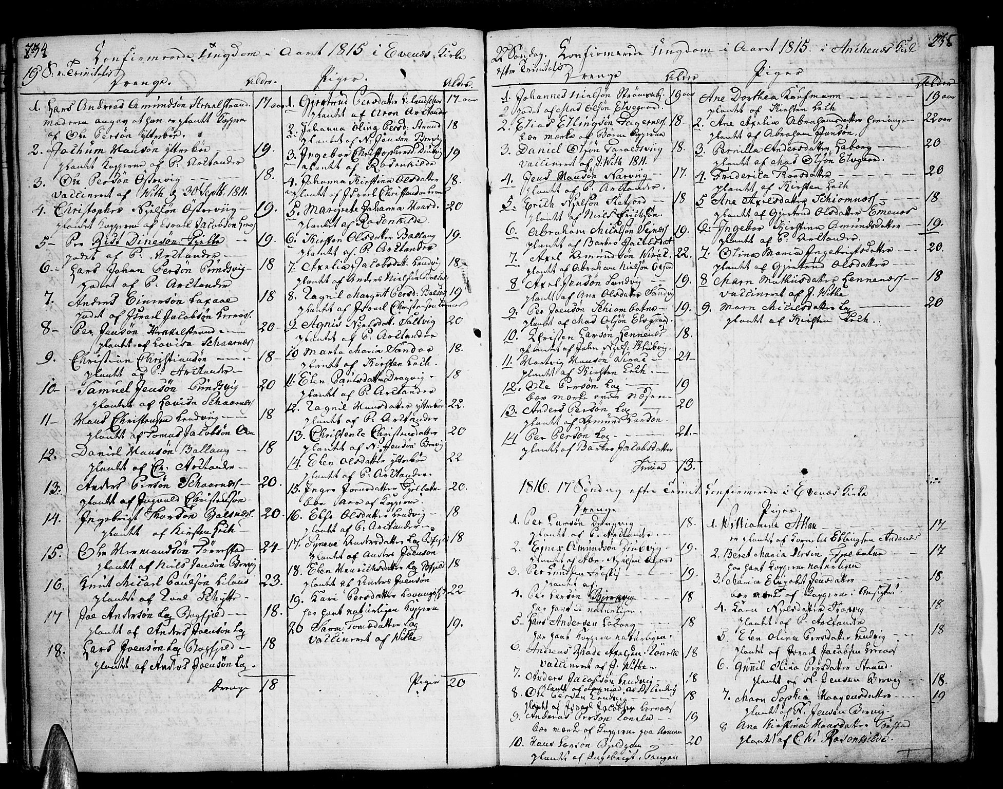 Ministerialprotokoller, klokkerbøker og fødselsregistre - Nordland, SAT/A-1459/863/L0893: Parish register (official) no. 863A05, 1794-1821, p. 234-235