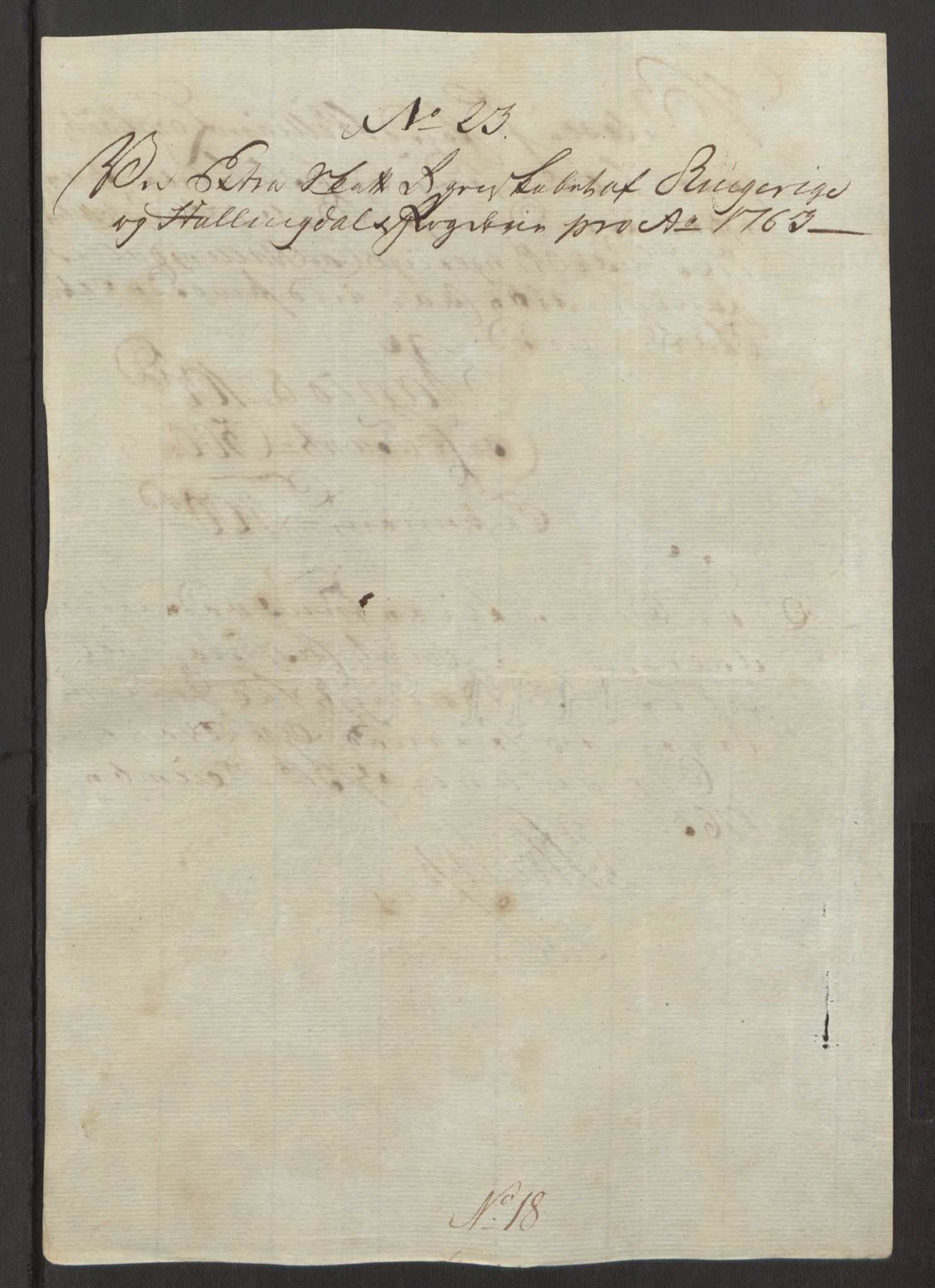 Rentekammeret inntil 1814, Reviderte regnskaper, Fogderegnskap, AV/RA-EA-4092/R23/L1565: Ekstraskatten Ringerike og Hallingdal, 1762-1763, p. 544