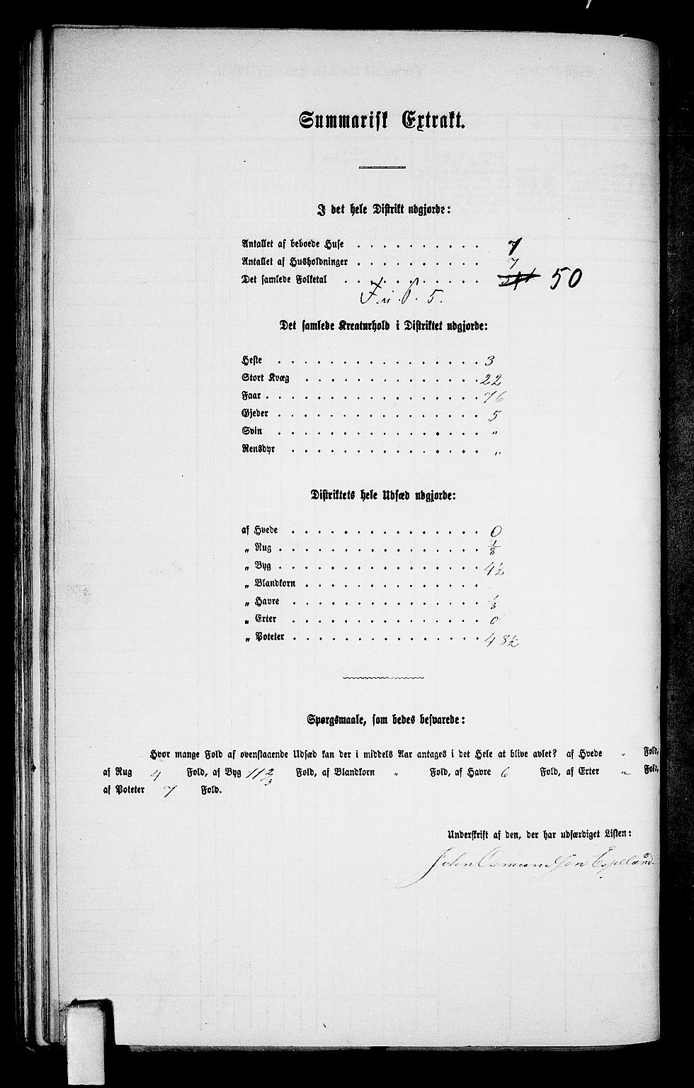 RA, 1865 census for Nissedal, 1865, p. 51