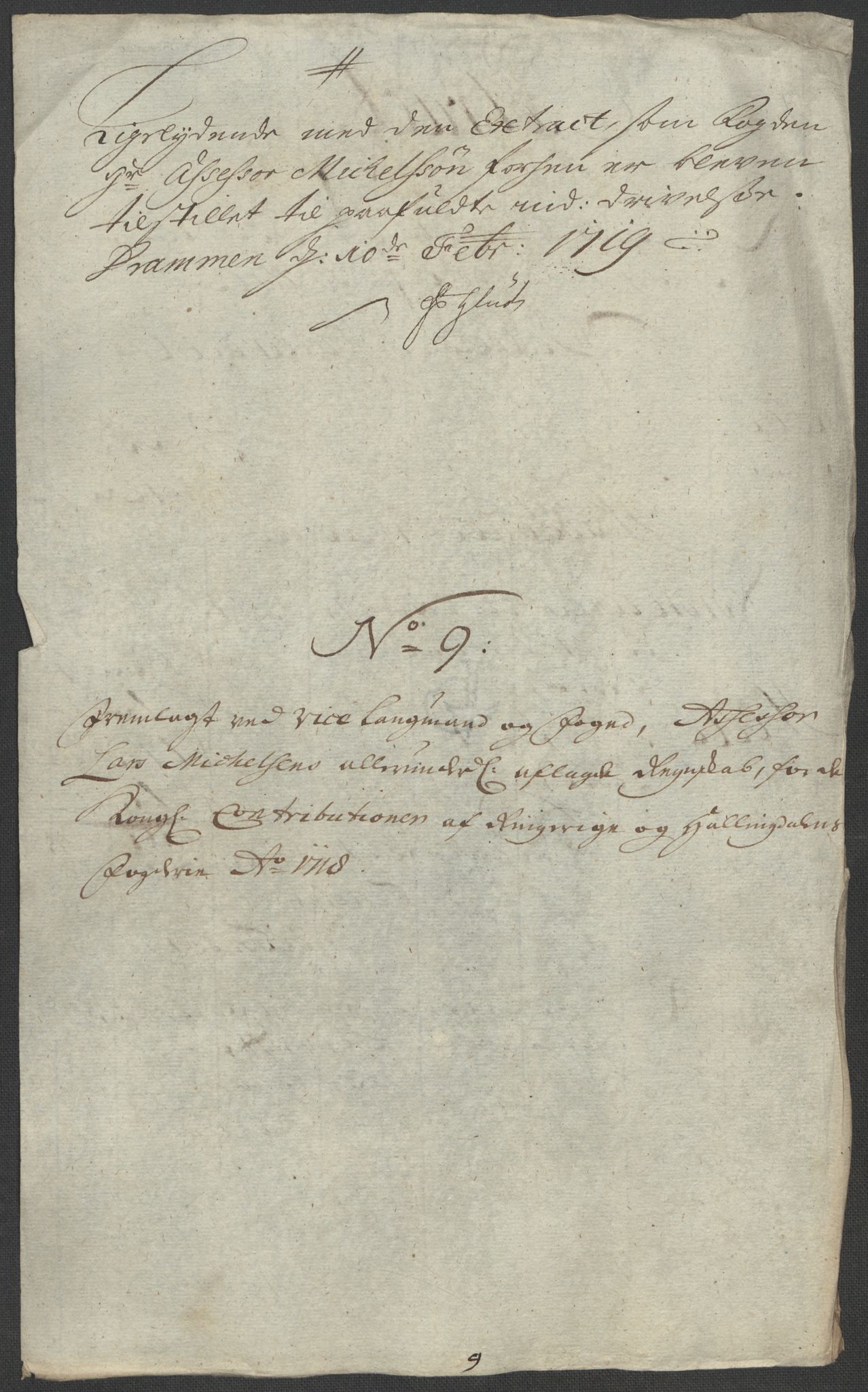 Rentekammeret inntil 1814, Reviderte regnskaper, Fogderegnskap, AV/RA-EA-4092/R23/L1476: Fogderegnskap Ringerike og Hallingdal, 1718, p. 104