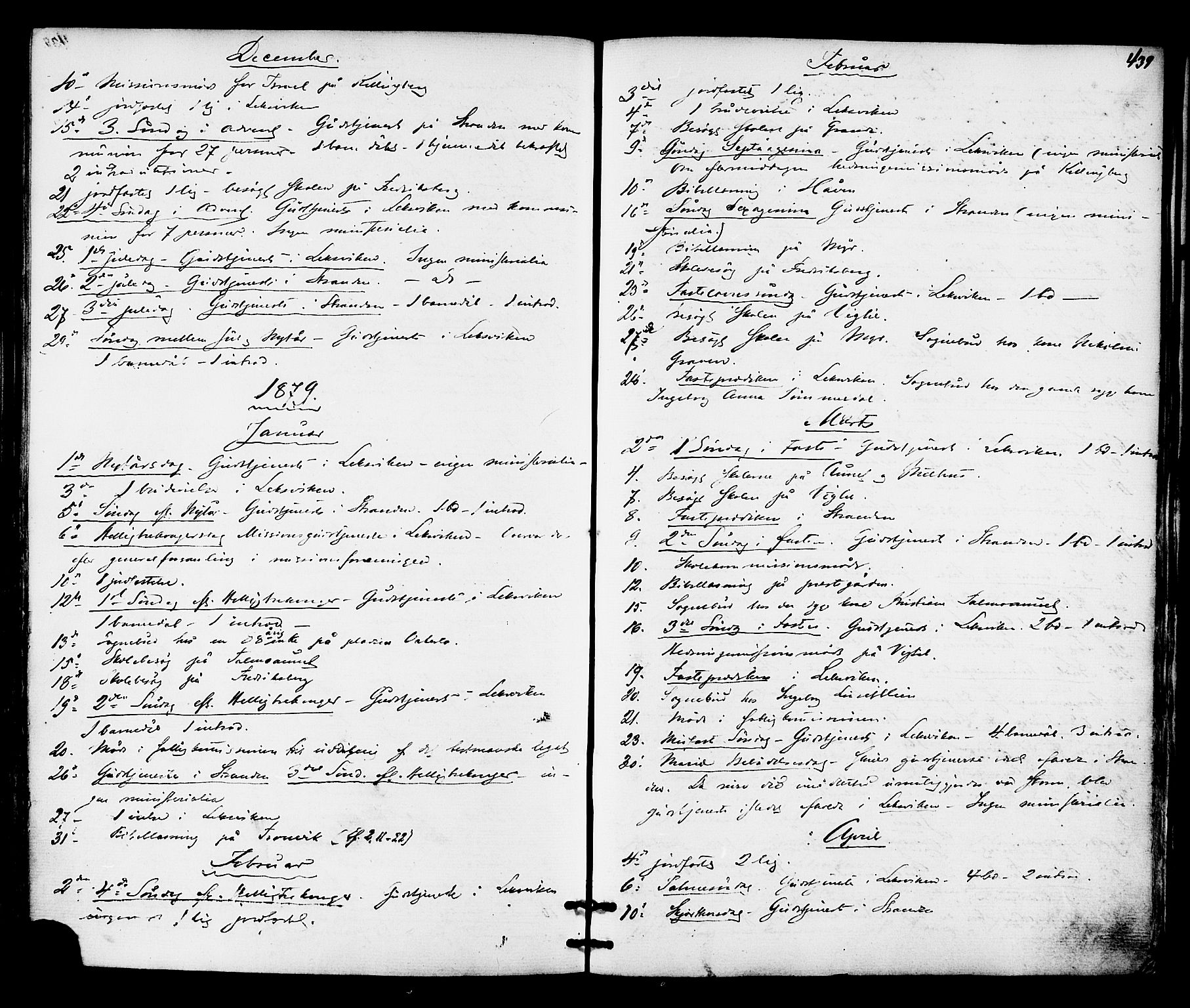Ministerialprotokoller, klokkerbøker og fødselsregistre - Nord-Trøndelag, AV/SAT-A-1458/701/L0009: Parish register (official) no. 701A09 /1, 1864-1882, p. 439