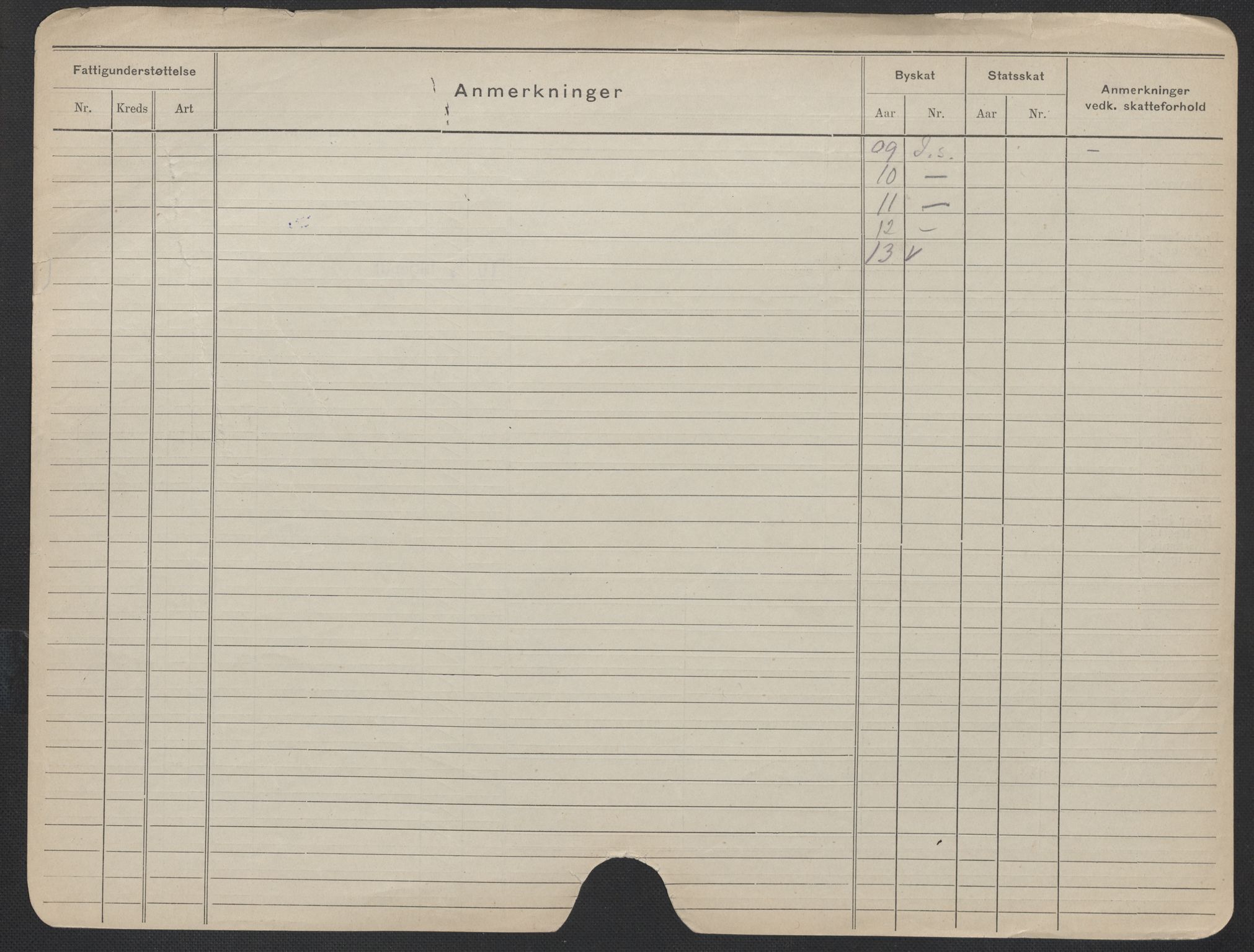 Oslo folkeregister, Registerkort, SAO/A-11715/F/Fa/Fac/L0019: Kvinner, 1906-1914, p. 351b
