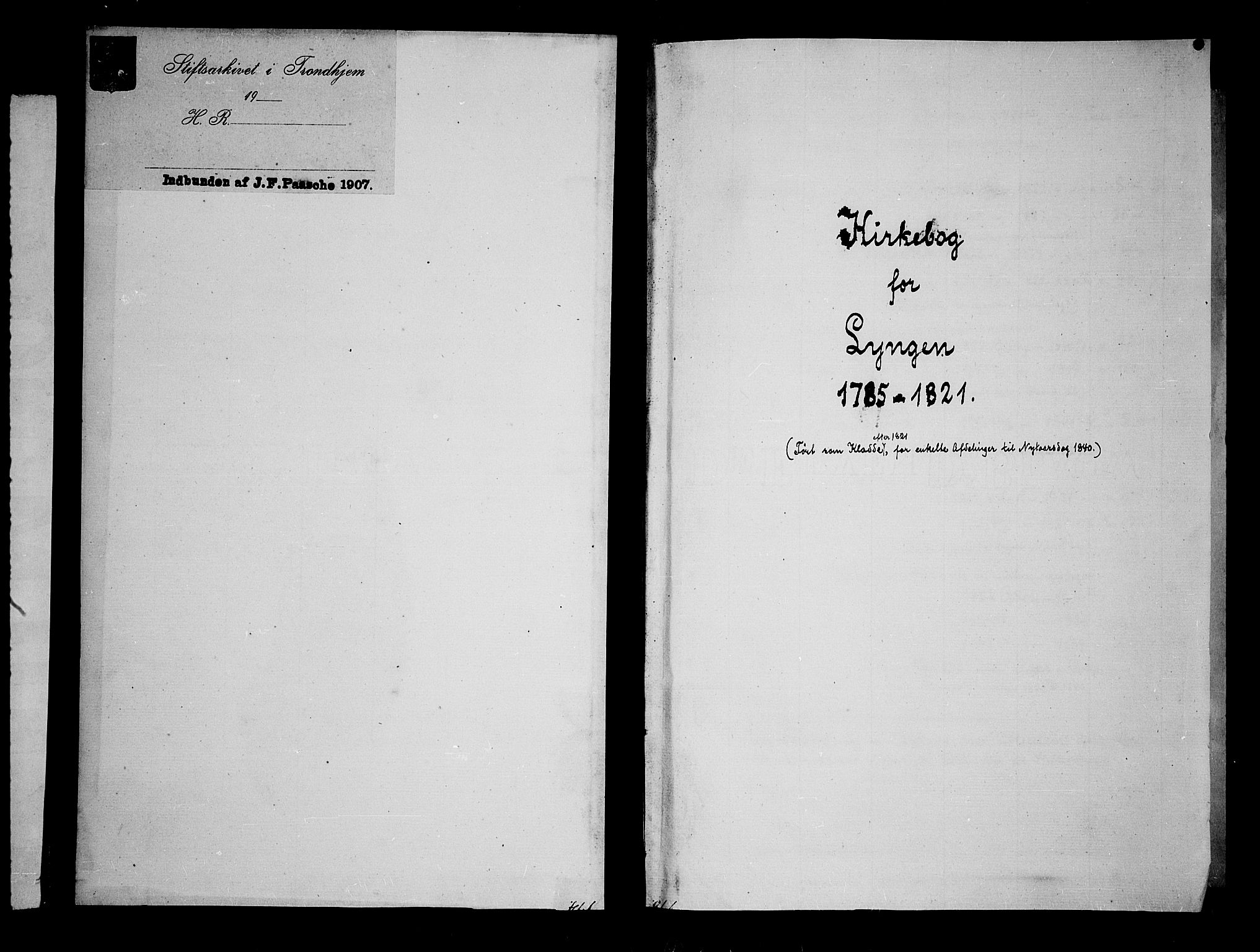 Lyngen sokneprestembete, SATØ/S-1289/H/He/Hea/L0002kirke: Parish register (official) no. 2, 1785-1840