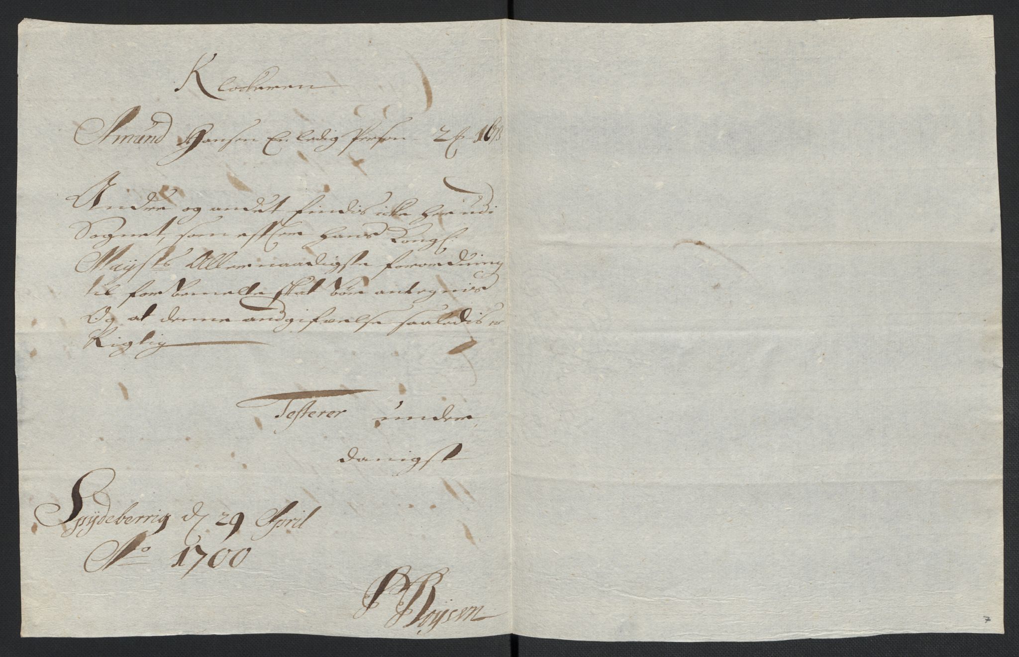 Rentekammeret inntil 1814, Reviderte regnskaper, Fogderegnskap, AV/RA-EA-4092/R07/L0291: Fogderegnskap Rakkestad, Heggen og Frøland, 1700, p. 21