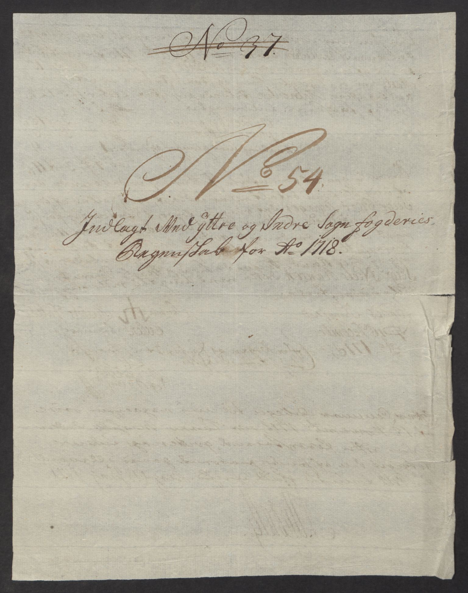 Rentekammeret inntil 1814, Reviderte regnskaper, Fogderegnskap, AV/RA-EA-4092/R52/L3321: Fogderegnskap Sogn, 1717-1718, p. 792