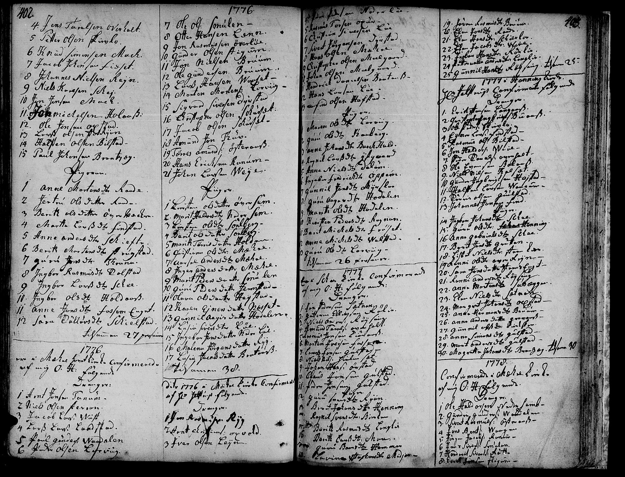 Ministerialprotokoller, klokkerbøker og fødselsregistre - Nord-Trøndelag, SAT/A-1458/735/L0331: Parish register (official) no. 735A02, 1762-1794, p. 402-403