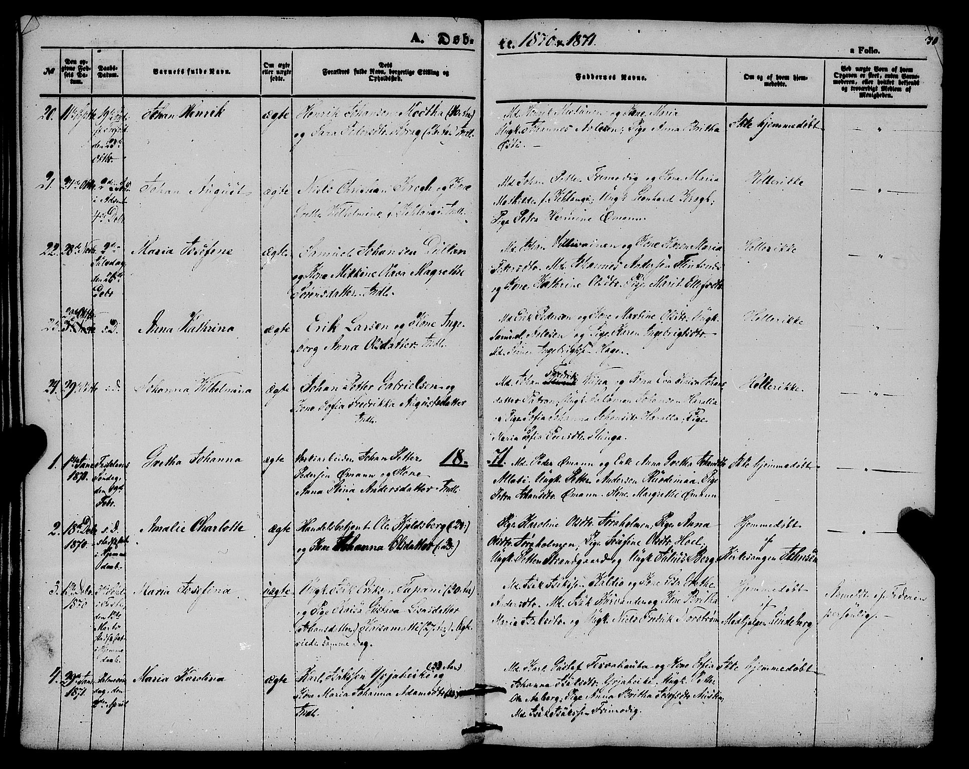 Alta sokneprestkontor, SATØ/S-1338/H/Ha/L0004.kirke: Parish register (official) no. 4, 1858-1880, p. 38