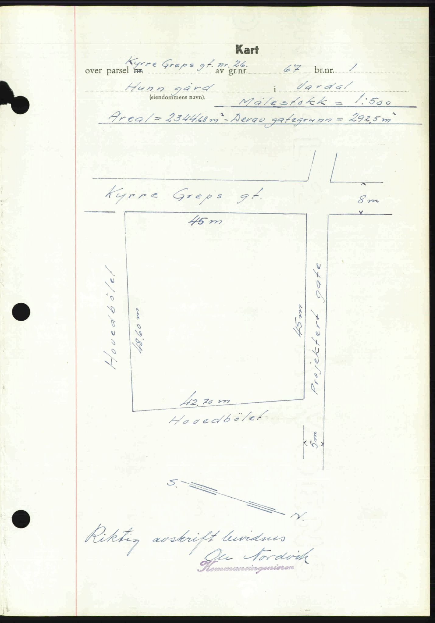 Toten tingrett, SAH/TING-006/H/Hb/Hbc/L0020: Mortgage book no. Hbc-20, 1948-1948, Diary no: : 2942/1948