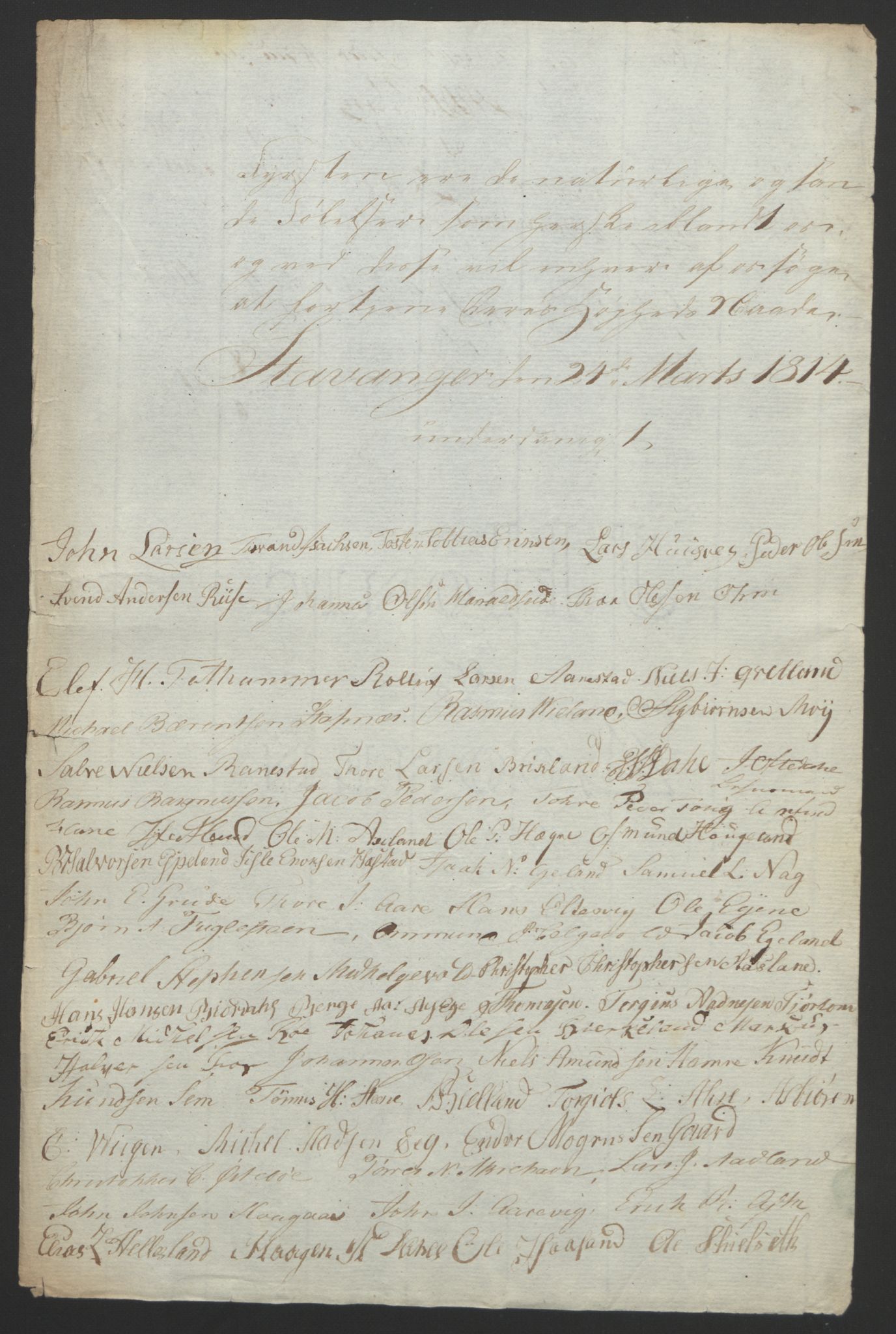 Statsrådssekretariatet, AV/RA-S-1001/D/Db/L0008: Fullmakter for Eidsvollsrepresentantene i 1814. , 1814, p. 198