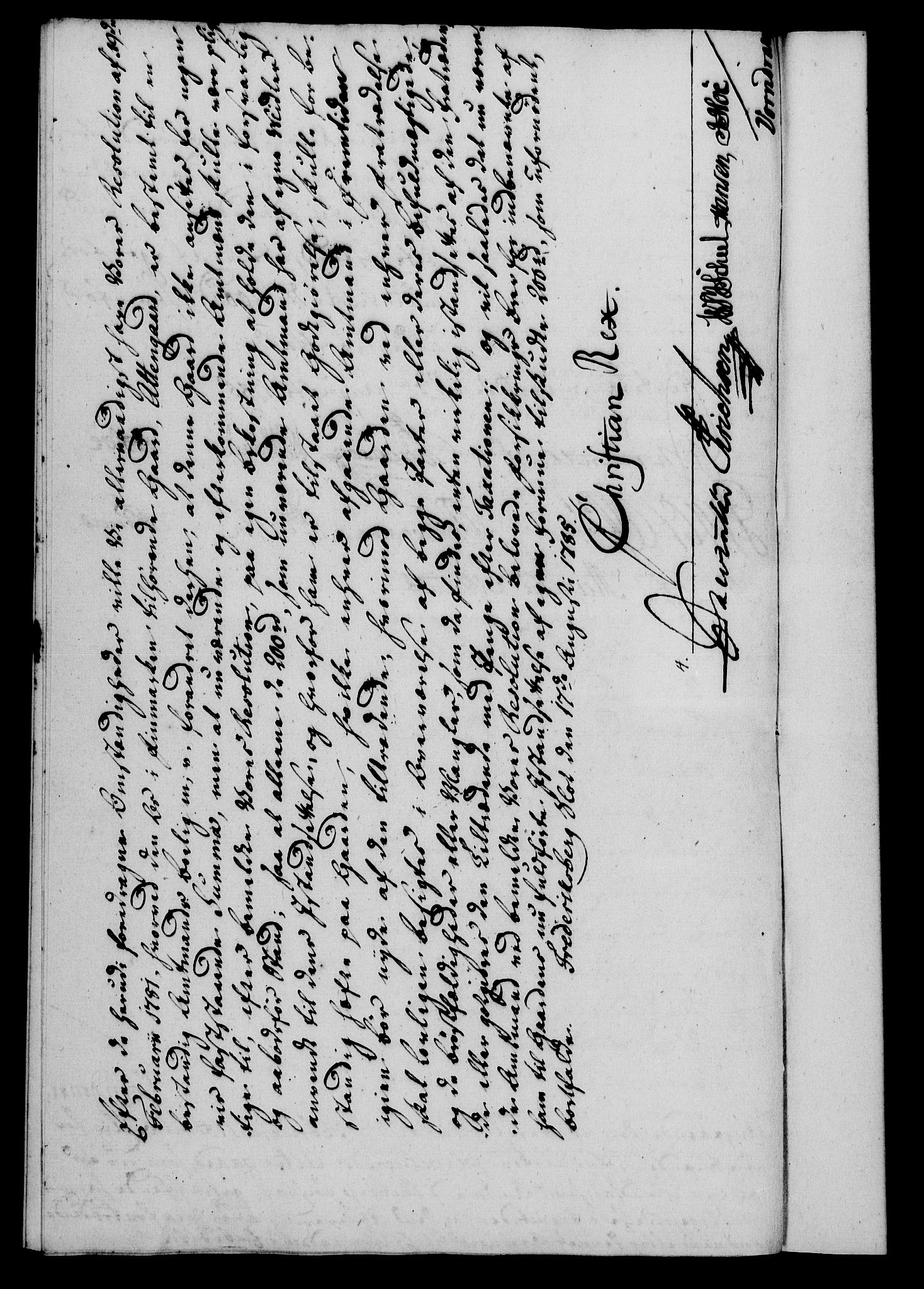 Rentekammeret, Kammerkanselliet, AV/RA-EA-3111/G/Gf/Gfa/L0067: Norsk relasjons- og resolusjonsprotokoll (merket RK 52.67), 1785, p. 727