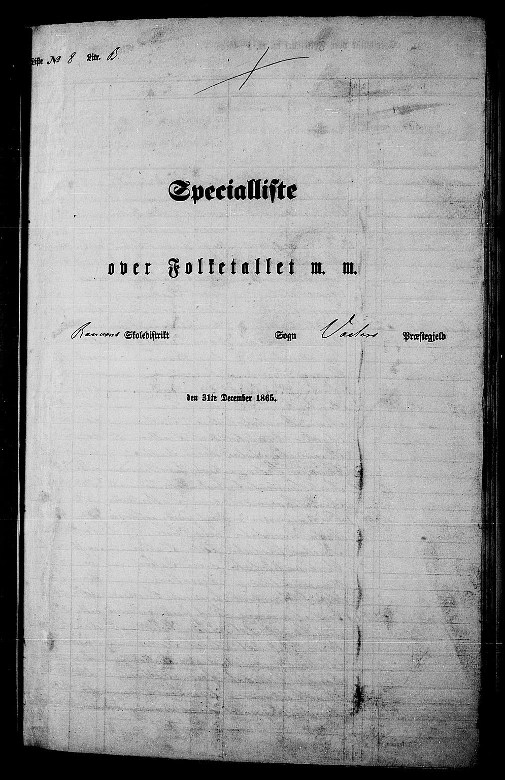 RA, 1865 census for Våler, 1865, p. 124