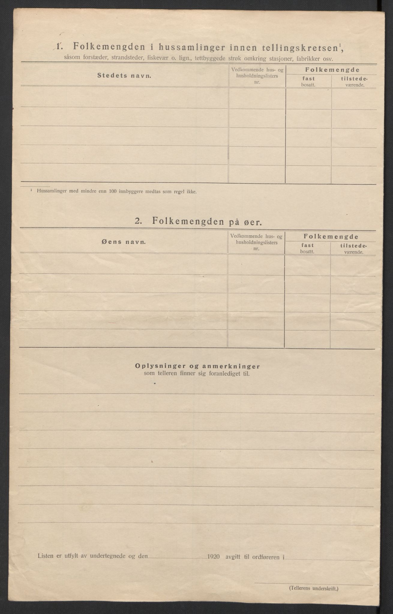 SAH, 1920 census for Øystre Slidre, 1920, p. 38