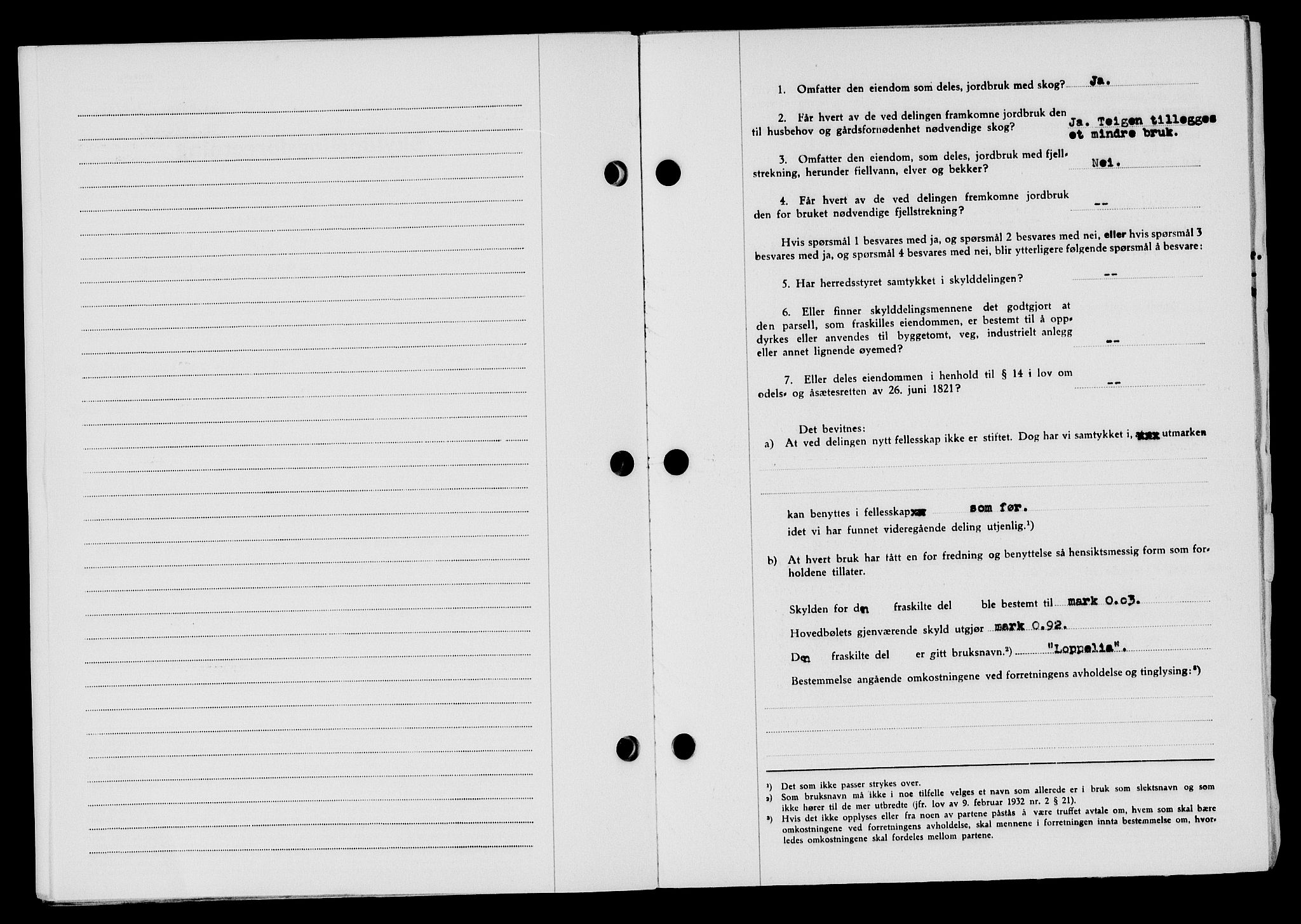 Flekkefjord sorenskriveri, SAK/1221-0001/G/Gb/Gba/L0065: Mortgage book no. A-13, 1949-1949, Diary no: : 342/1949