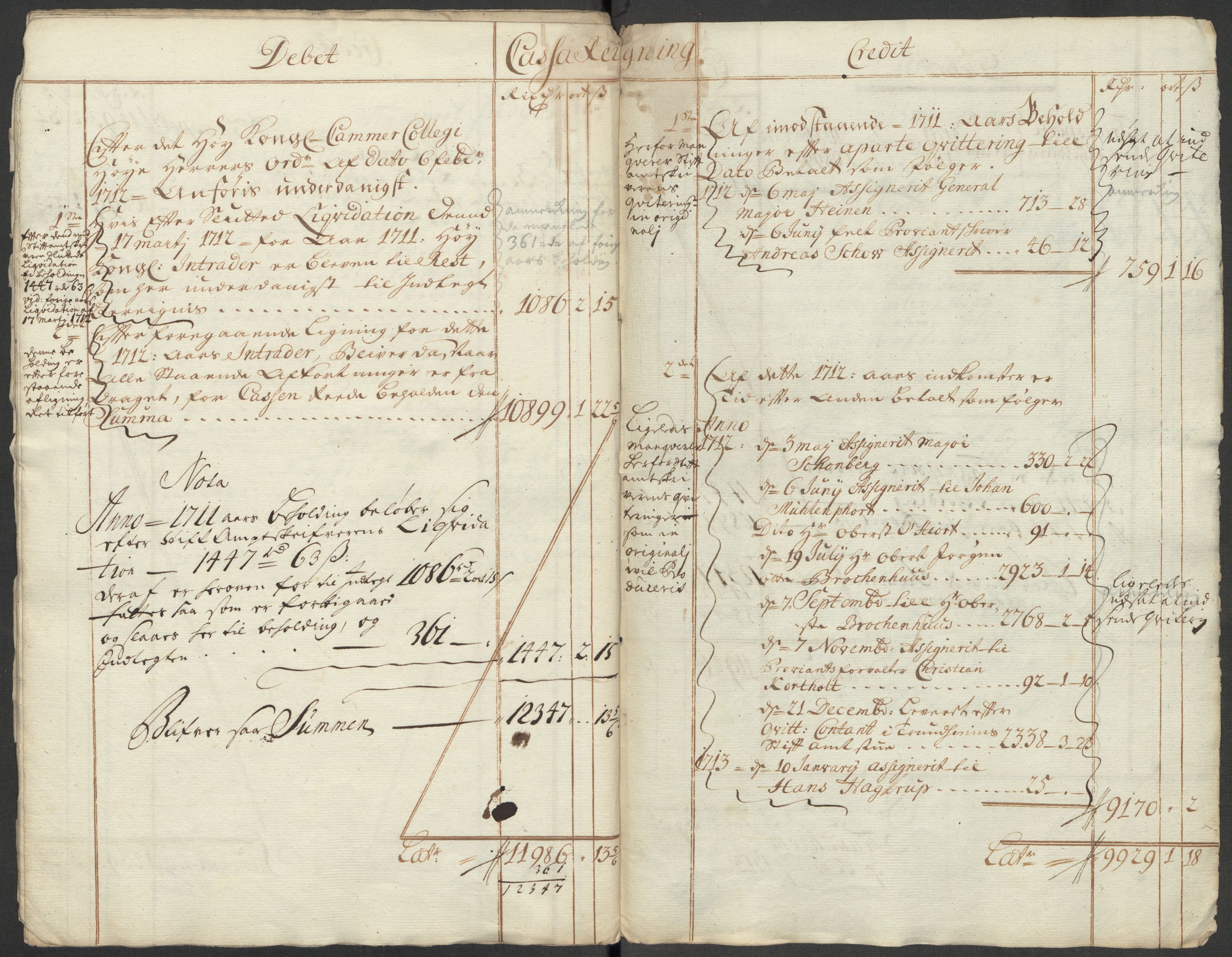 Rentekammeret inntil 1814, Reviderte regnskaper, Fogderegnskap, RA/EA-4092/R56/L3746: Fogderegnskap Nordmøre, 1712, p. 10