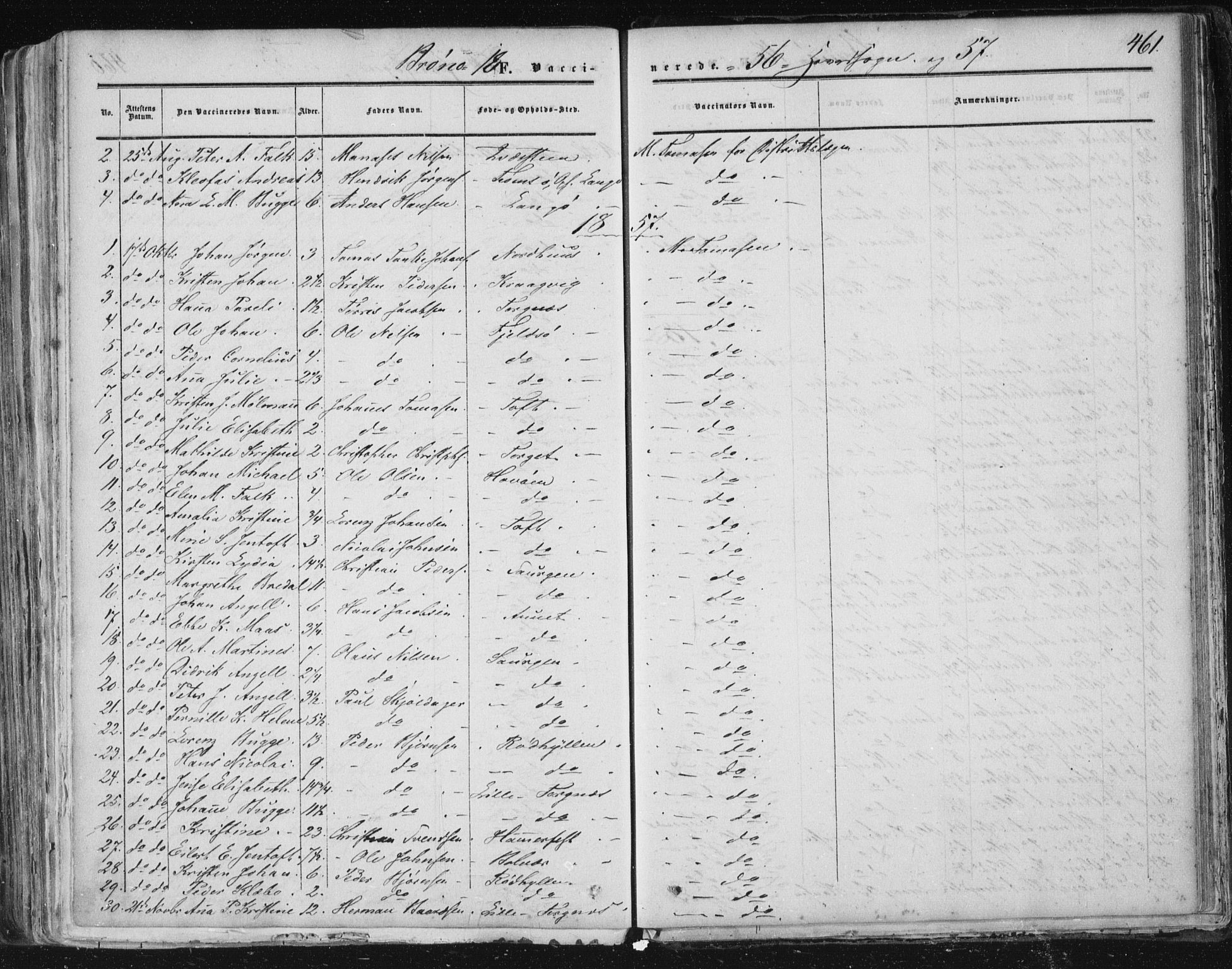 Ministerialprotokoller, klokkerbøker og fødselsregistre - Nordland, AV/SAT-A-1459/813/L0198: Parish register (official) no. 813A08, 1834-1874, p. 461