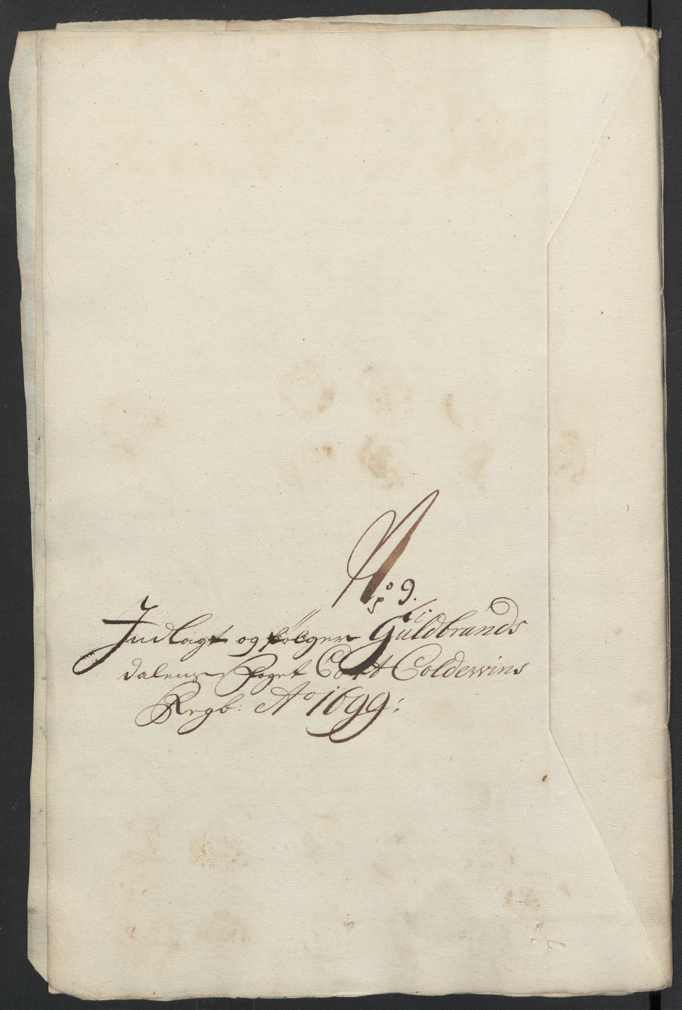 Rentekammeret inntil 1814, Reviderte regnskaper, Fogderegnskap, AV/RA-EA-4092/R17/L1172: Fogderegnskap Gudbrandsdal, 1699, p. 178