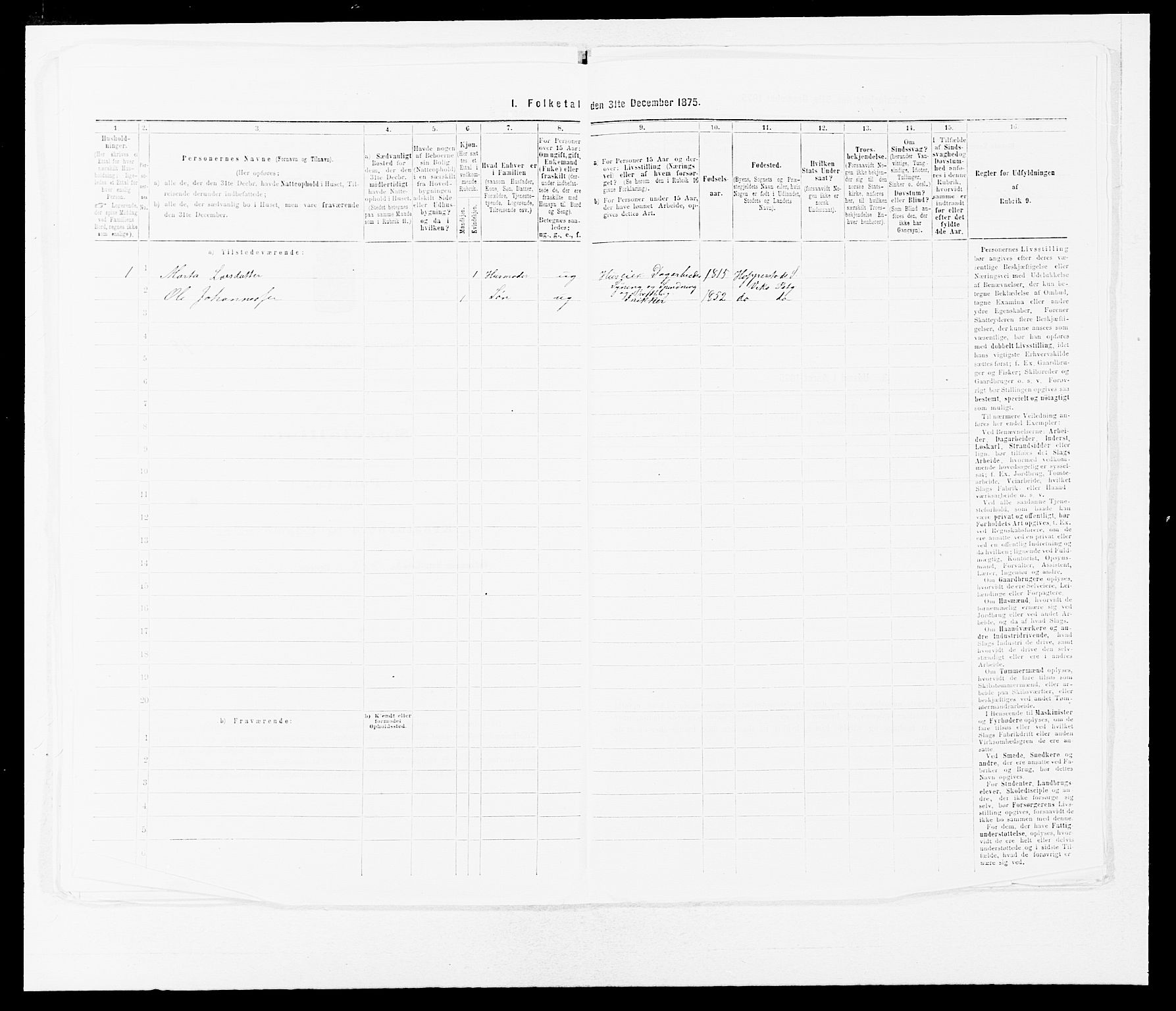 SAB, 1875 census for 1417P Vik, 1875, p. 796